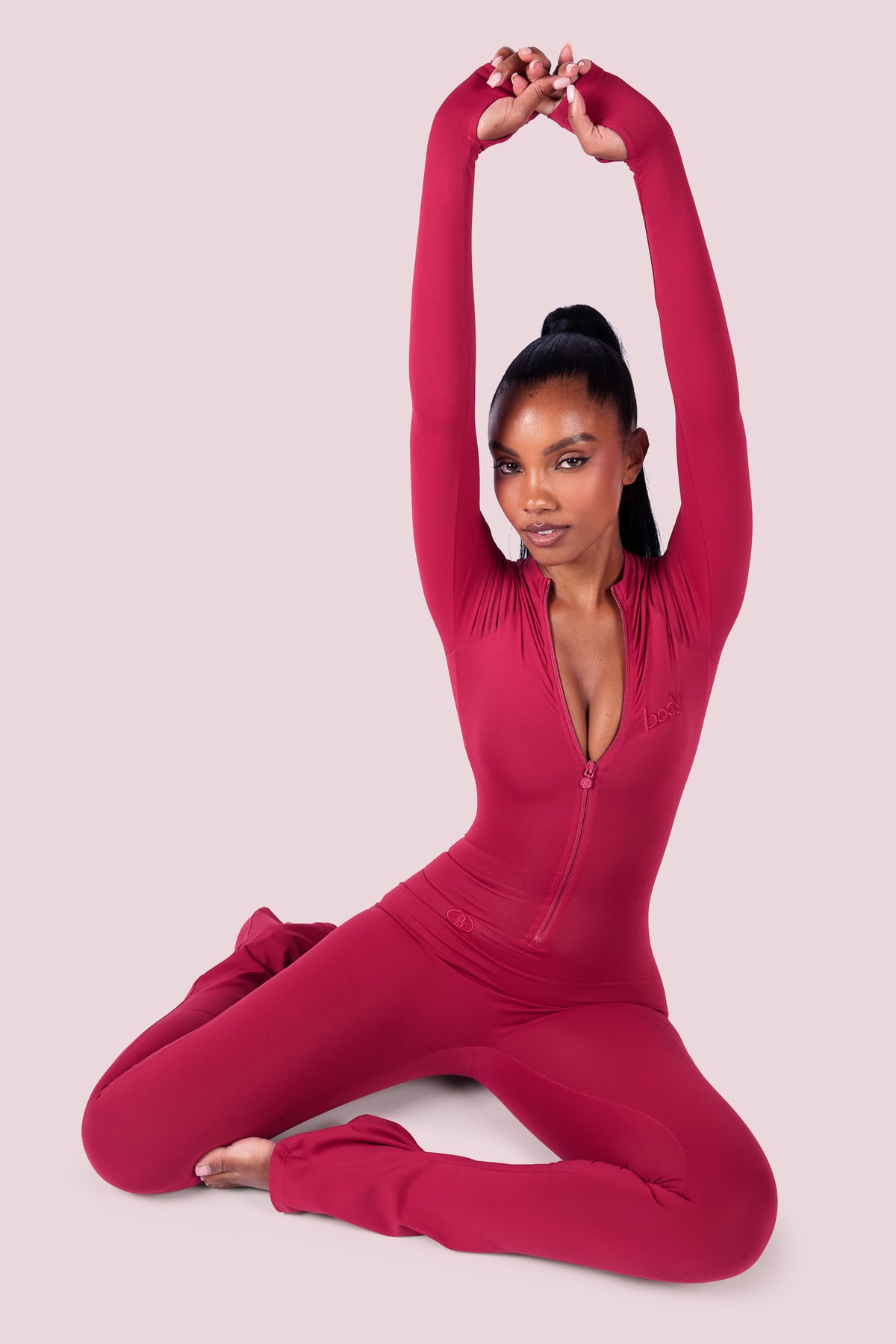 BASICS JUMPSUIT (CHERRY PUFF)
