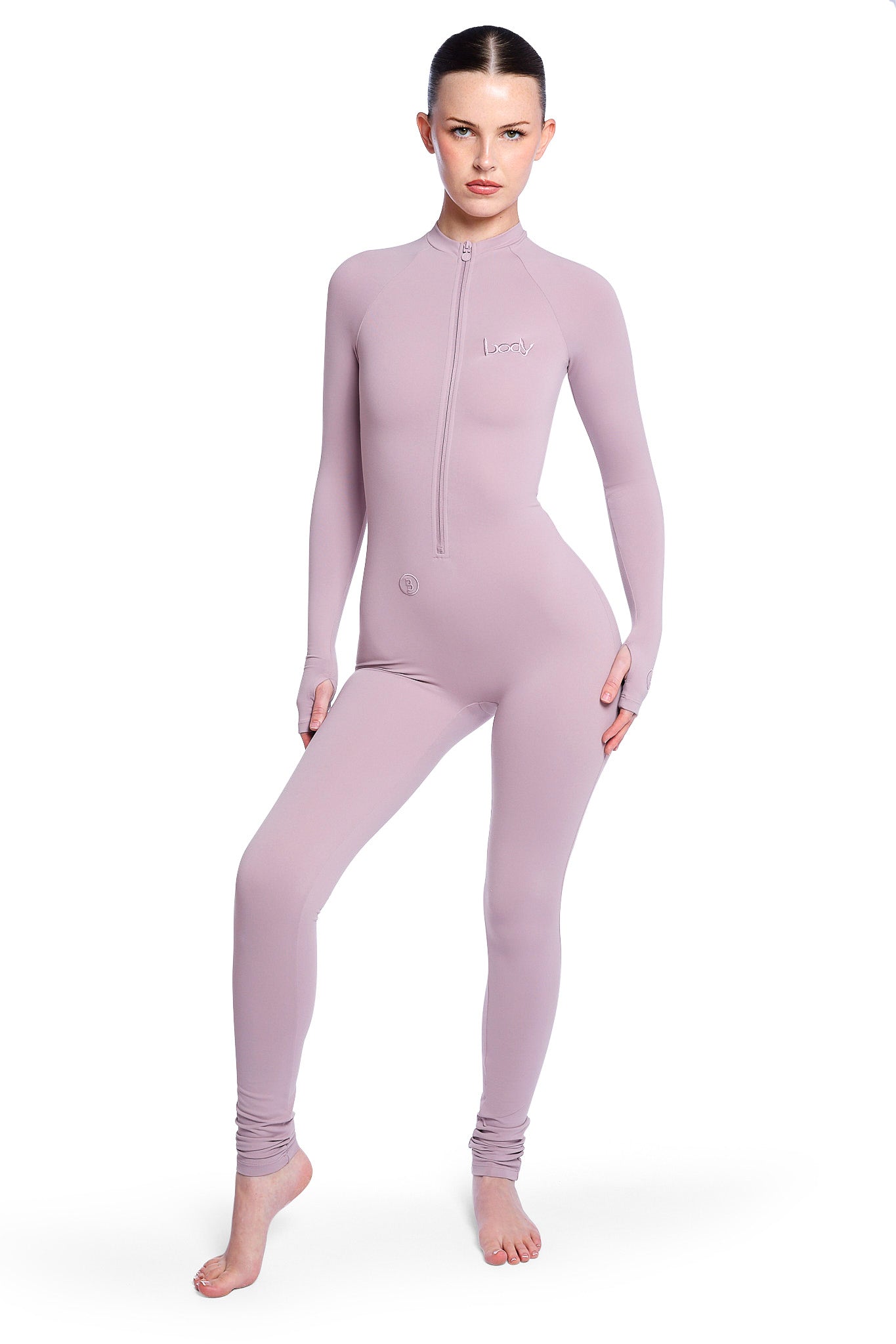 BASICS JUMPSUIT (MAUVE)