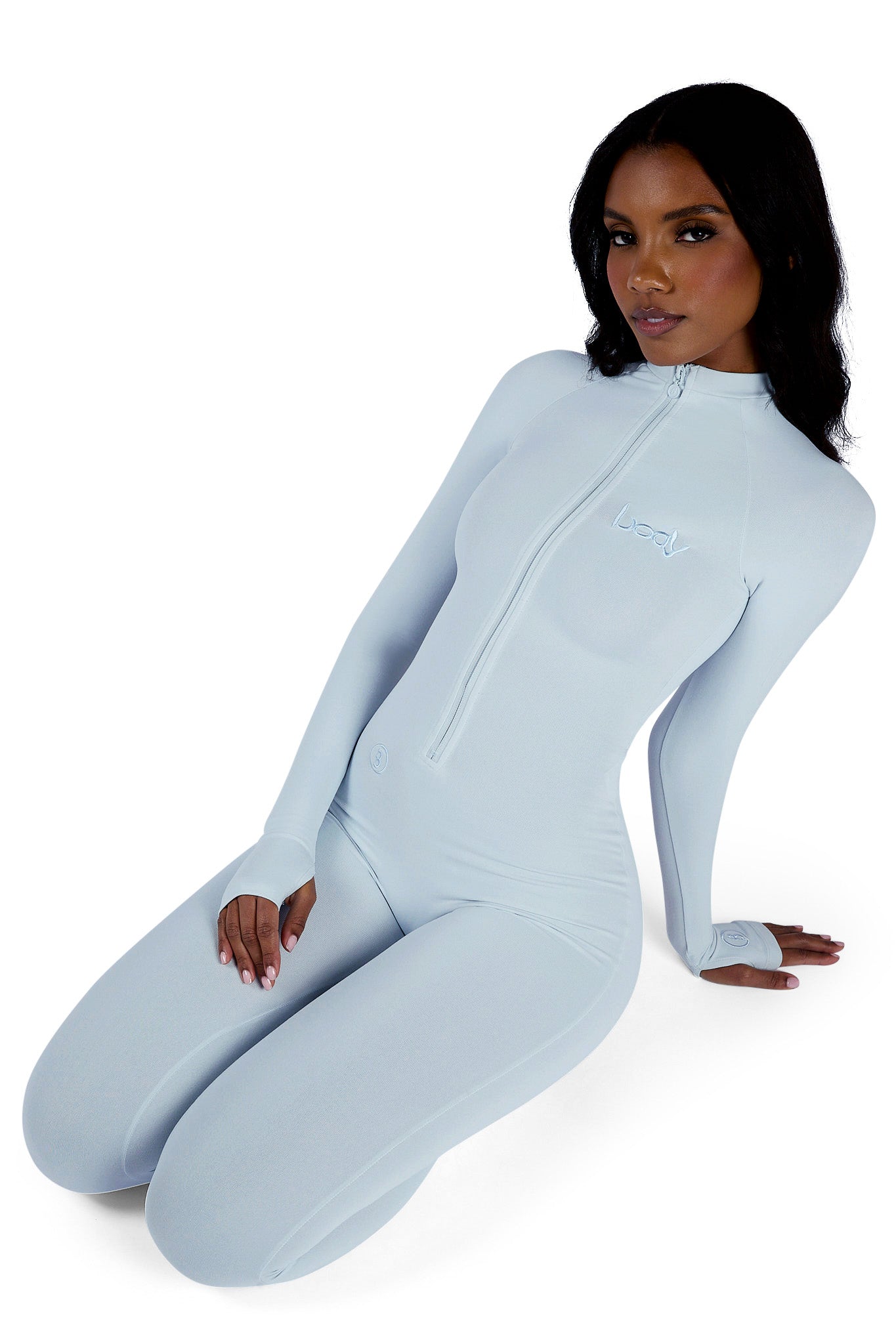 BASICS JUMPSUIT (ICE BLUE)