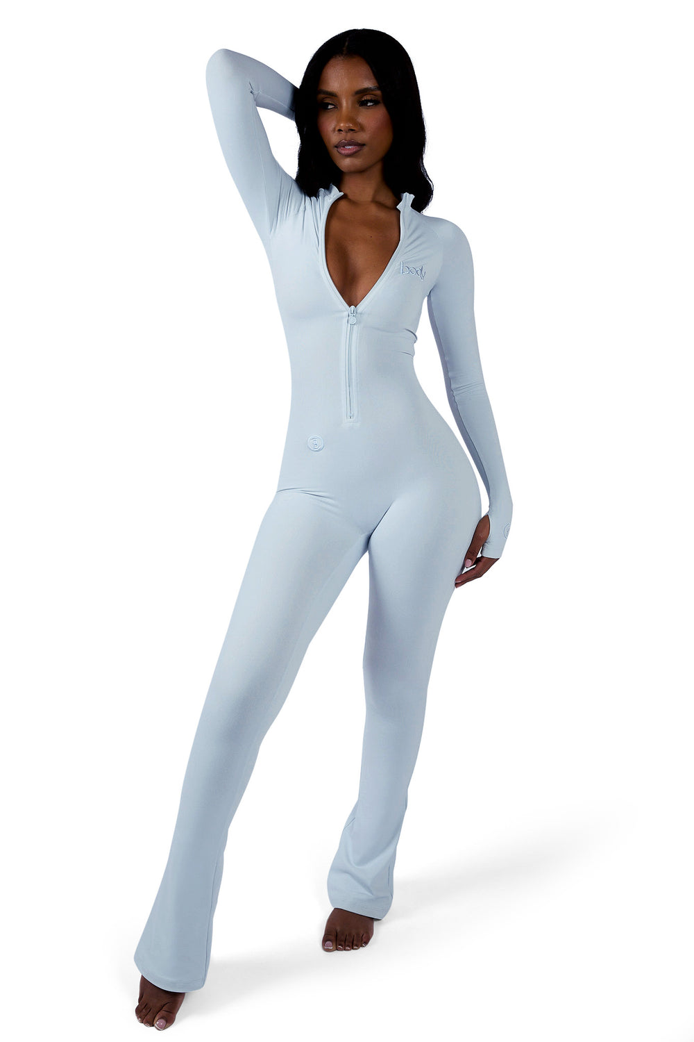 BASICS JUMPSUIT (ICE BLUE)
