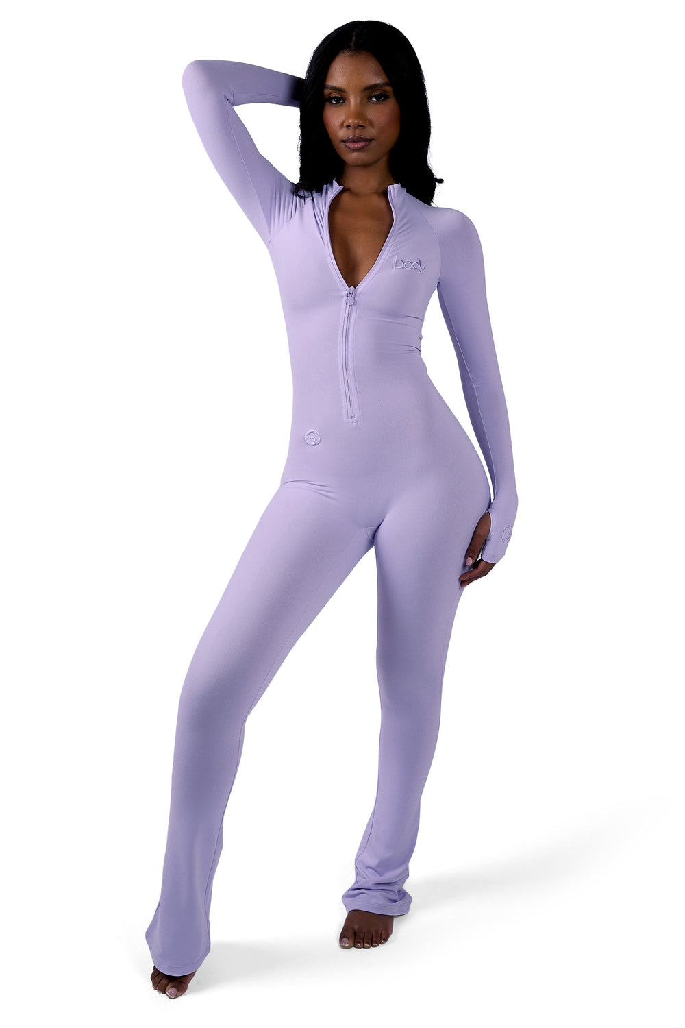 BASICS JUMPSUIT (PERIWINKLE PURPLE)