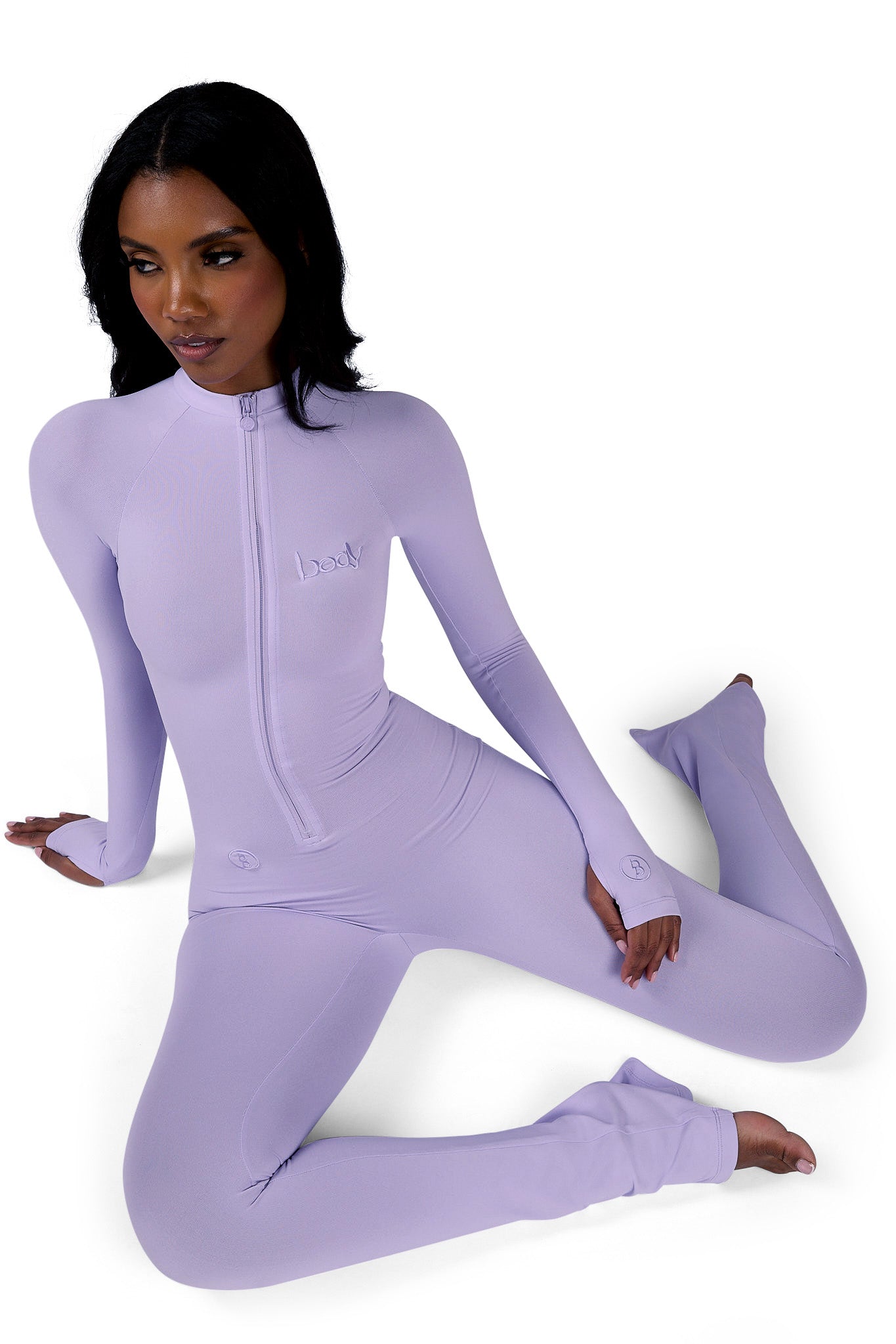 BASICS JUMPSUIT (PERIWINKLE PURPLE)