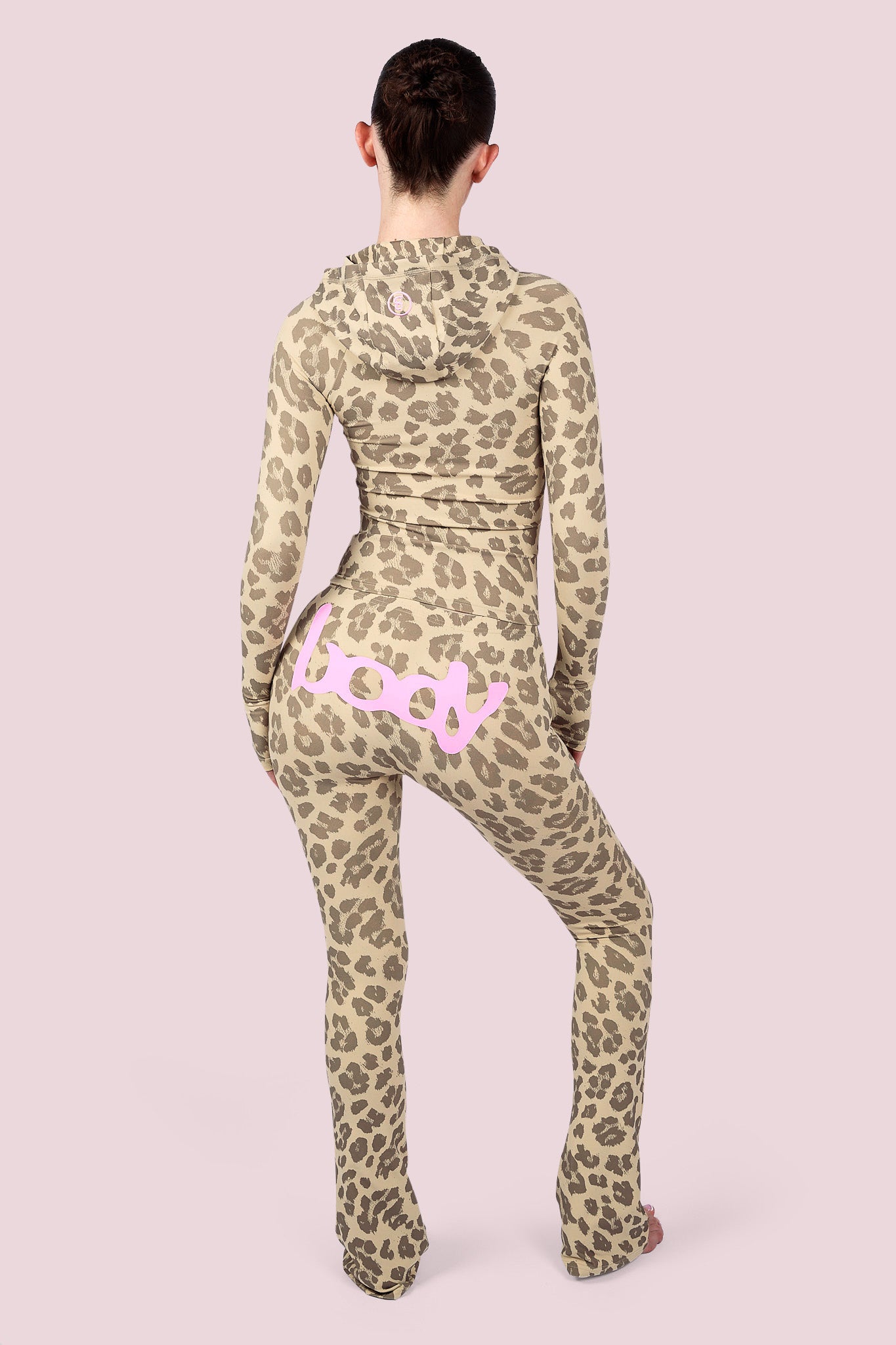 BASICS ULTRA LOW-RISE LEGGINGS 2.0 (LEOPARD/BABY PINK)