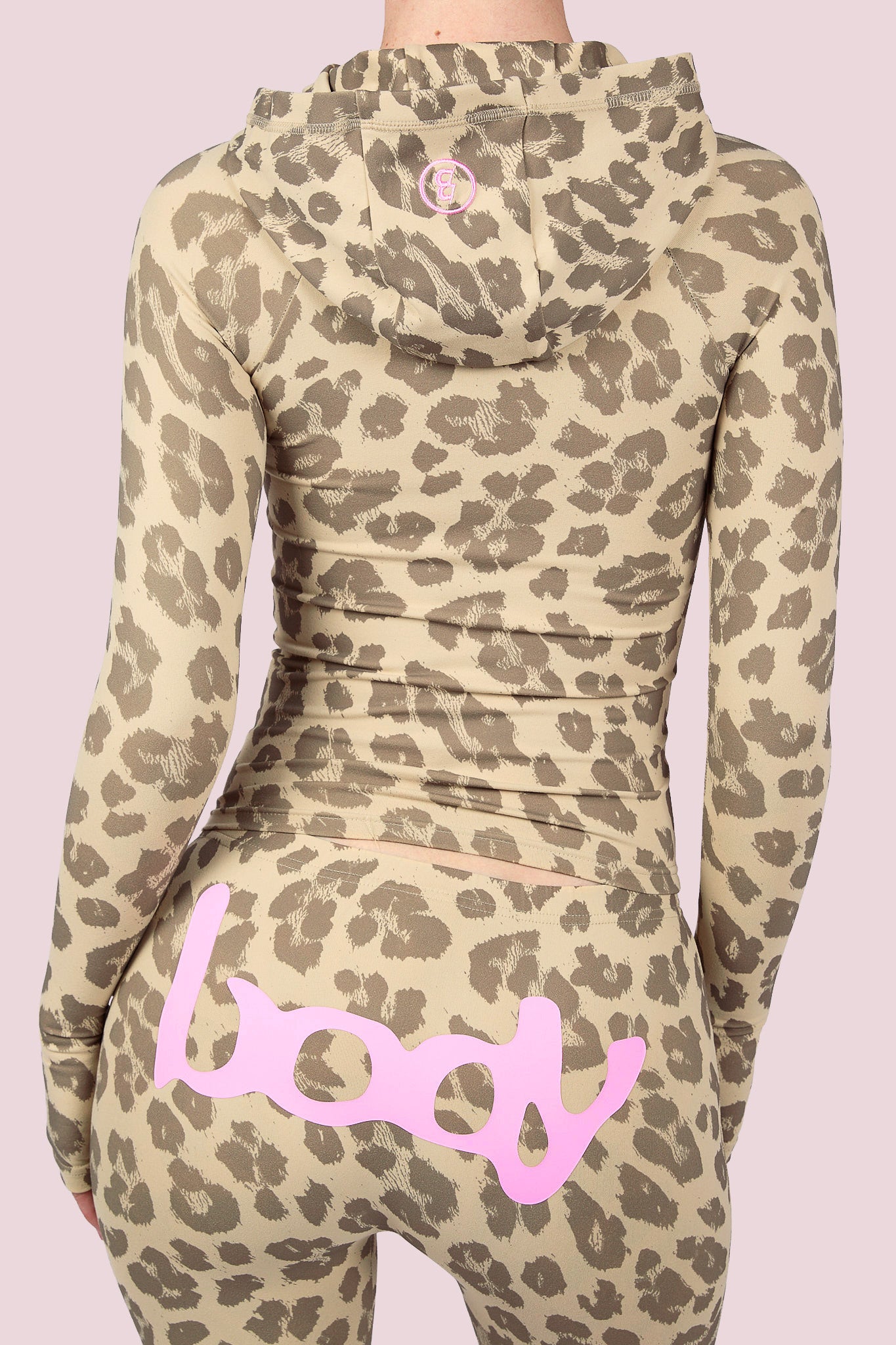 BASICS ULTRA LOW-RISE LEGGINGS 2.0 (LEOPARD/BABY PINK)