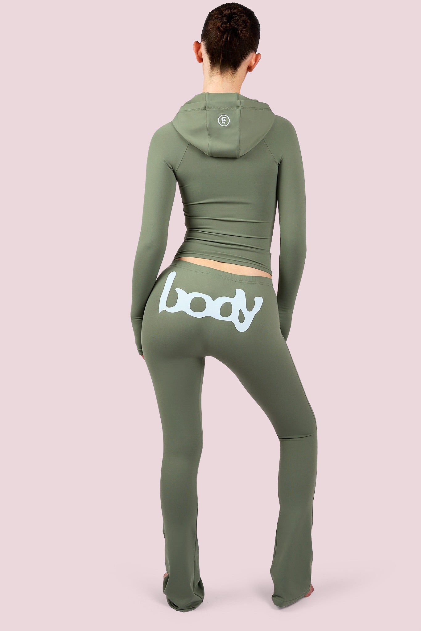 BASICS HOODIE 2.0 (OLIVE GREEN/SKY BLUE)