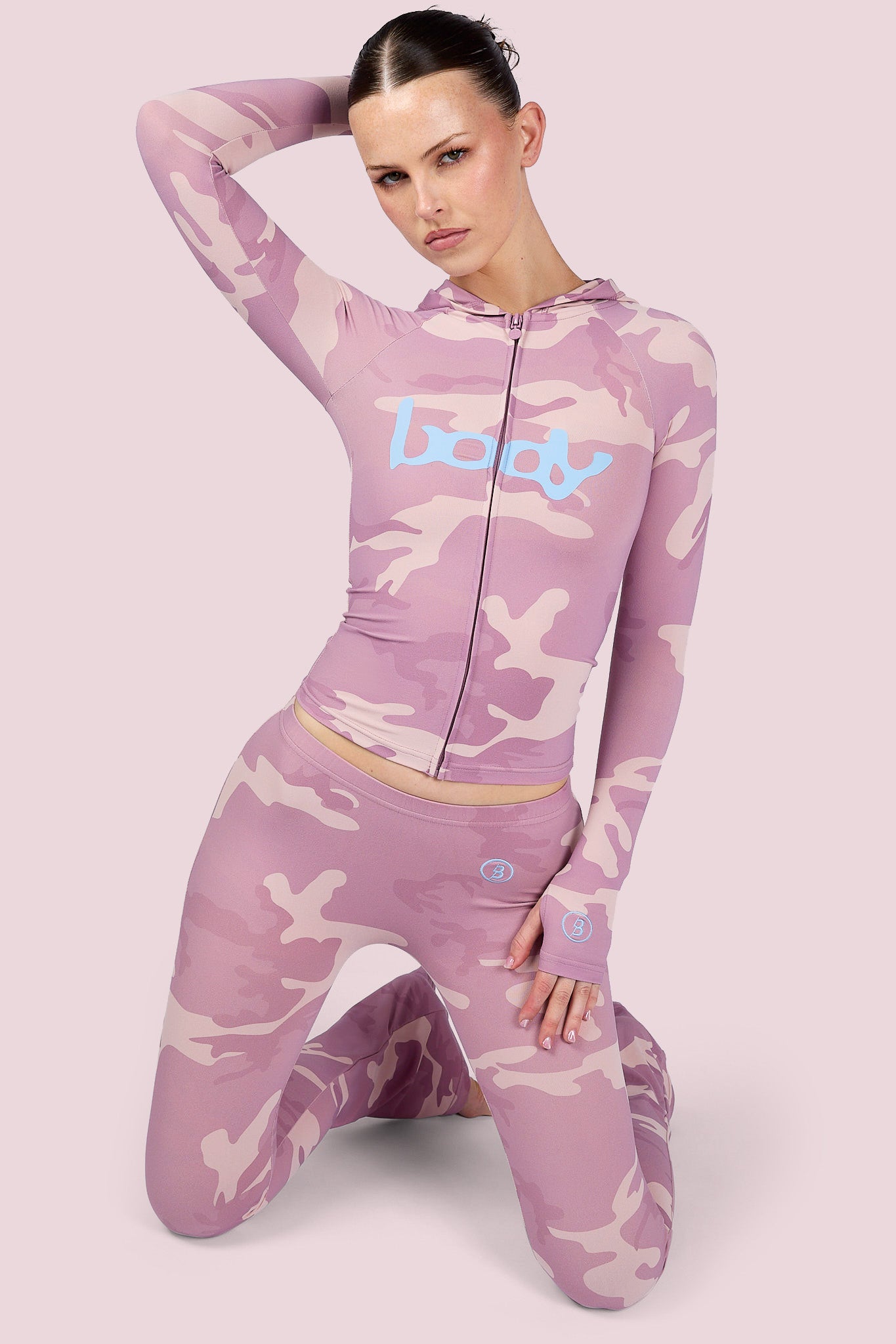 BASICS HOODIE 2.0 (PINK CAMO/BABY BLUE)