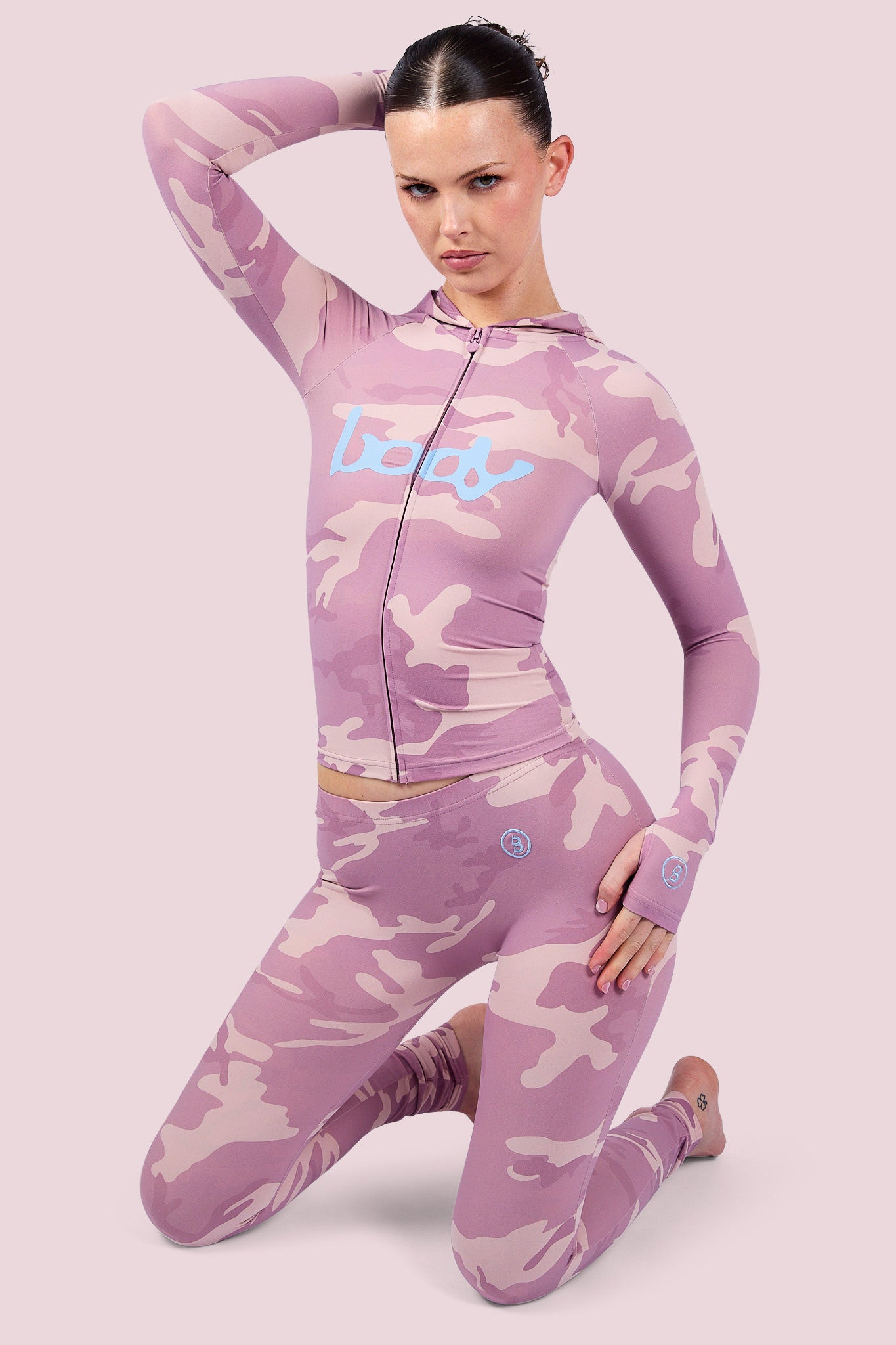 BASICS HOODIE 2.0 (PINK CAMO/BABY BLUE)