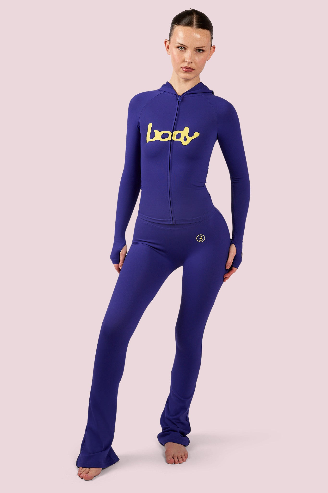 BASICS HOODIE 2.0 (INDIGO BLUE/YELLOW)