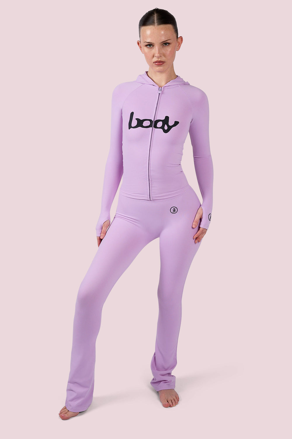 BASICS ULTRA LOW-RISE LEGGINGS 2.0 (LAVENDER/BLACK)