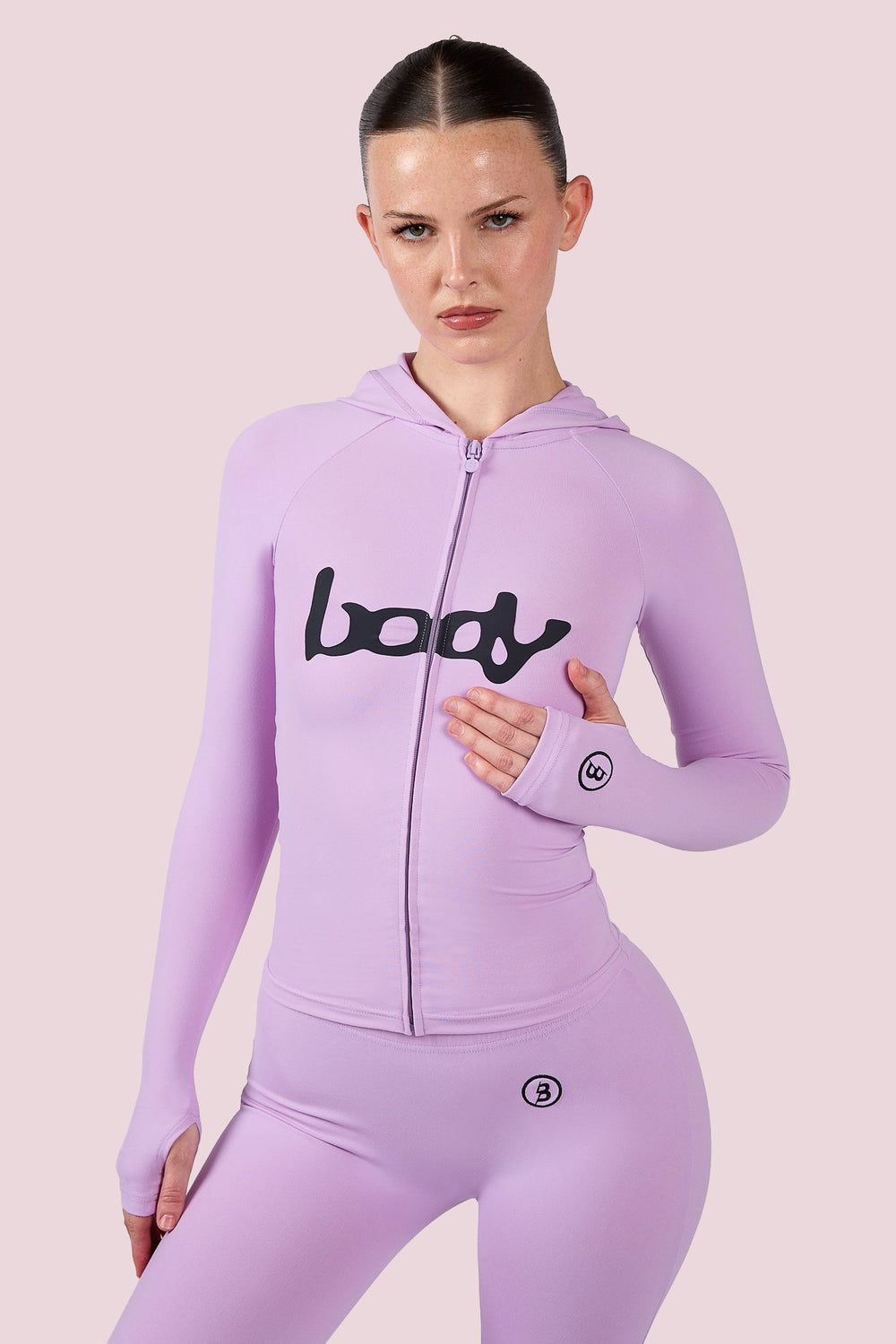 BASICS HOODIE 2.0 (LAVENDER/BLACK)