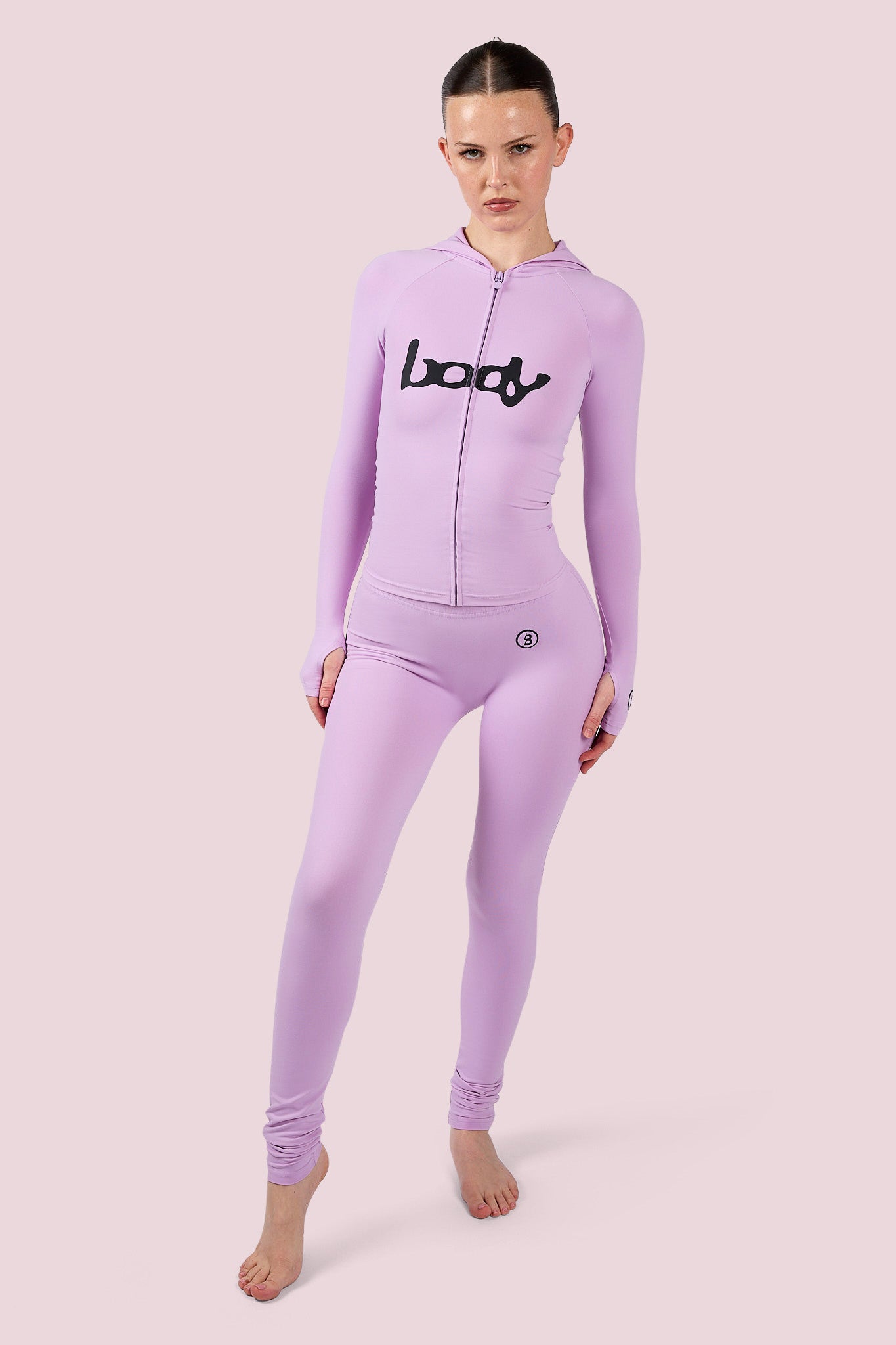 BASICS HOODIE 2.0 (LAVENDER/BLACK)