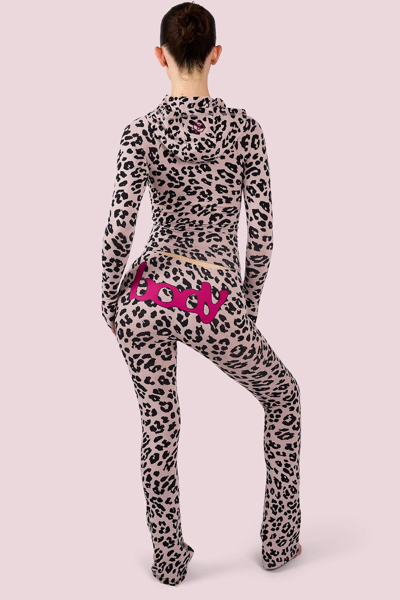 BASICS HOODIE 2.0 (PASTEL LEOPARD/PINK)