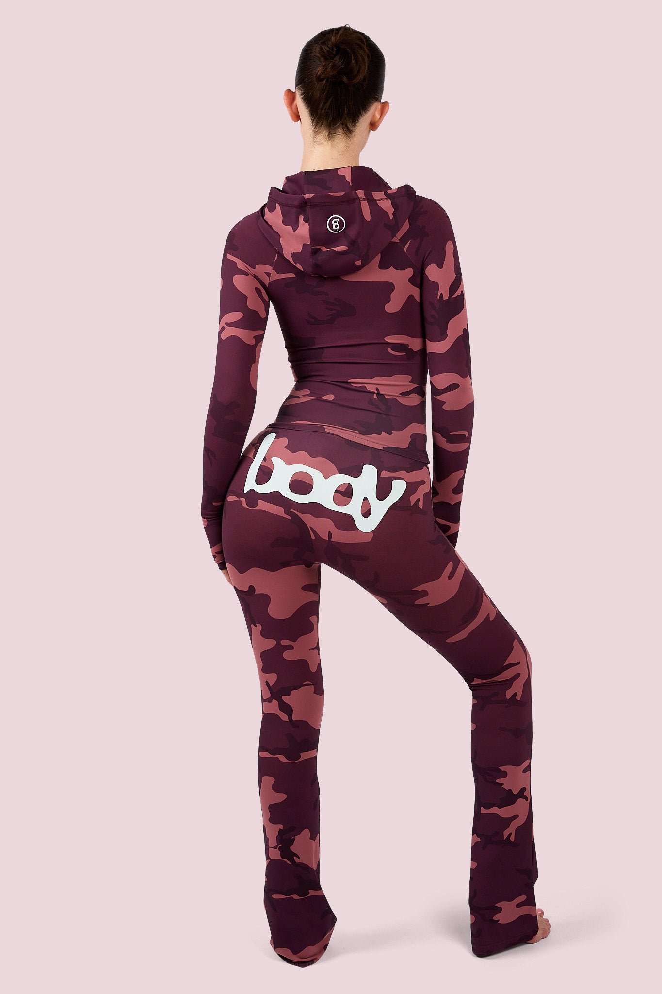 BASICS ULTRA LOW-RISE LEGGINGS 2.0 (BERRY CAMO/SKY BLUE)