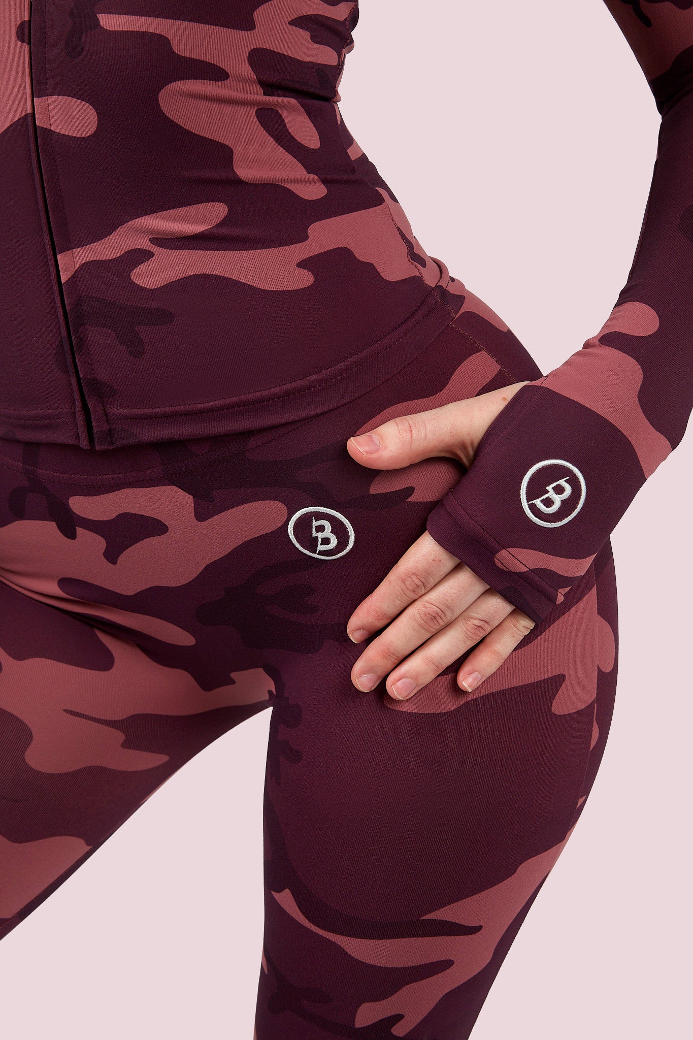 BASICS ULTRA LOW-RISE LEGGINGS 2.0 (BERRY CAMO/SKY BLUE)