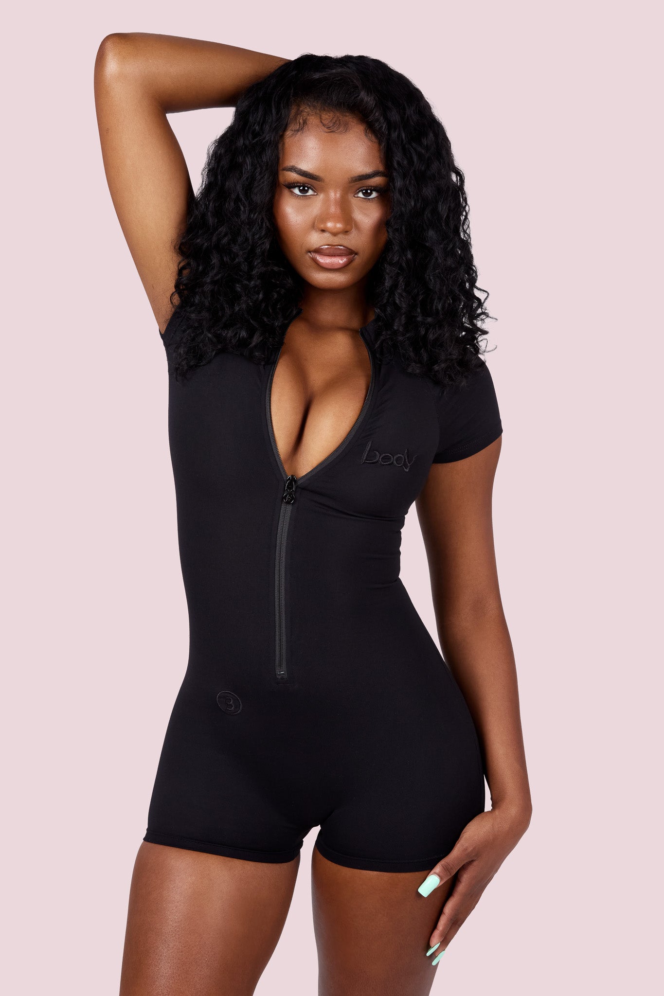 BASICS ROMPER (BLACK)