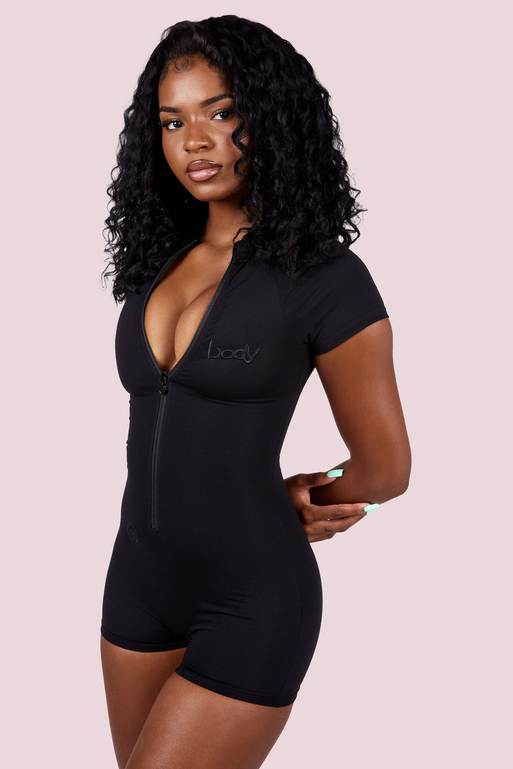 BASICS ROMPER (BLACK)