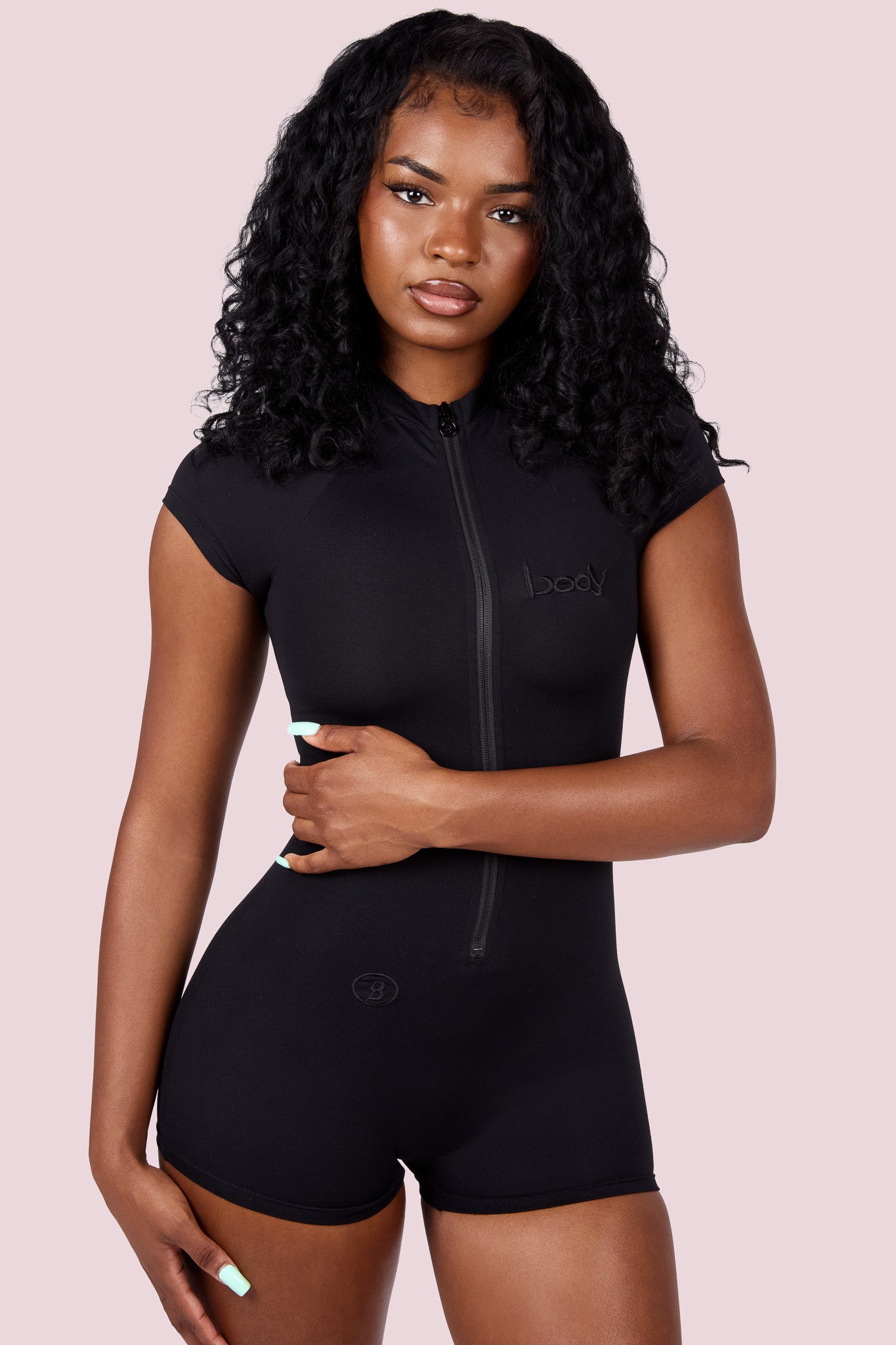 BASICS ROMPER (BLACK)