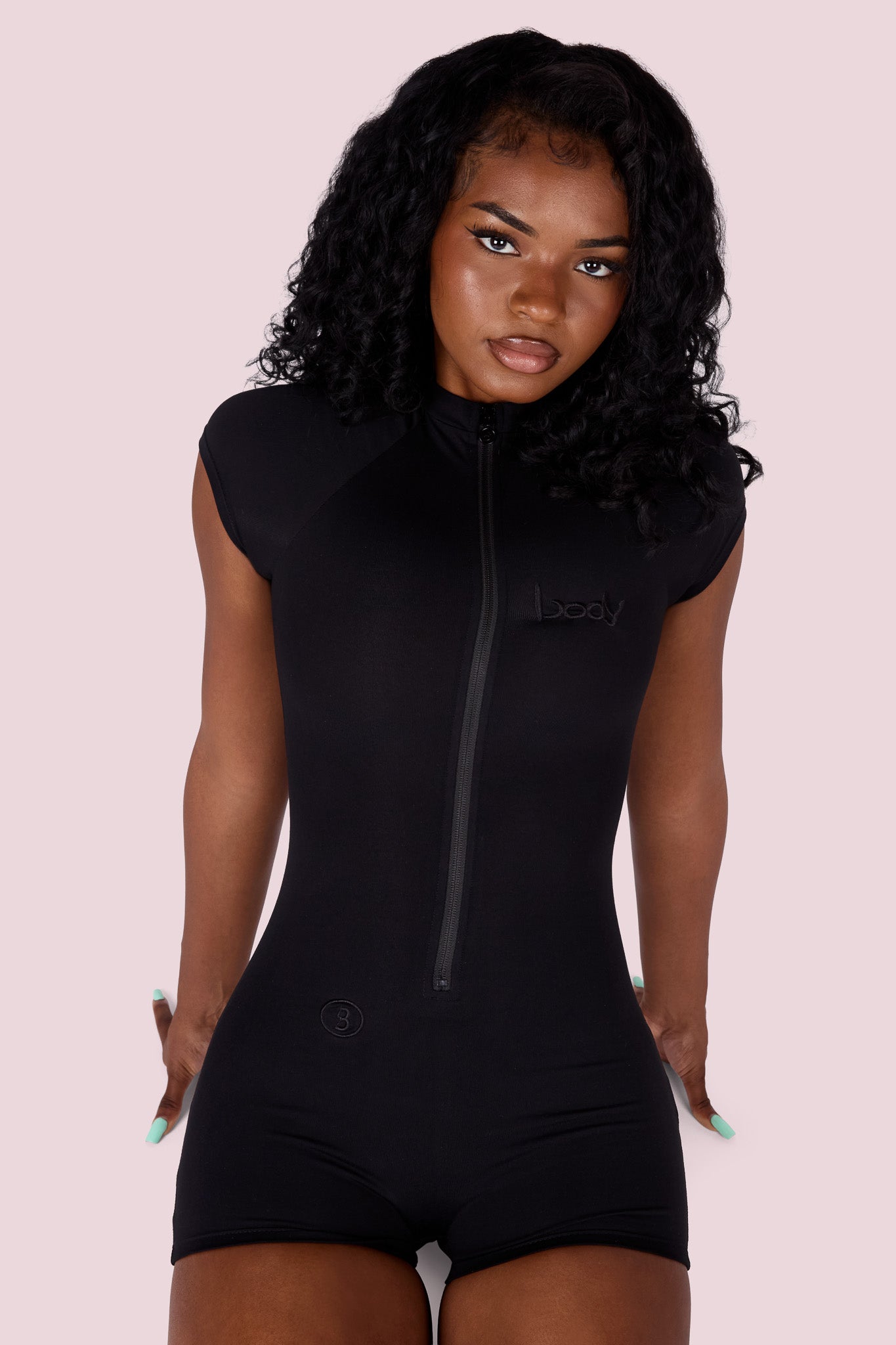BASICS ROMPER (BLACK)