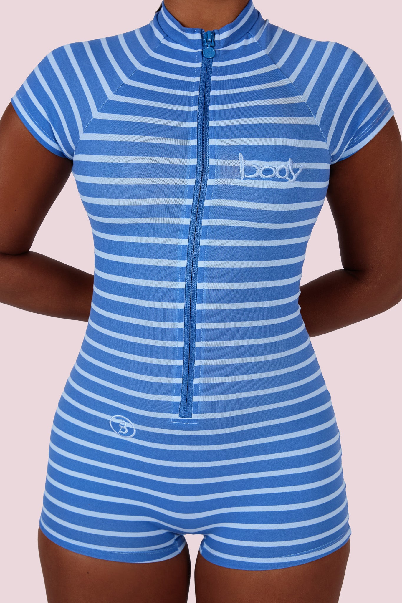 BASICS ROMPER (LIL BABY BLUE)