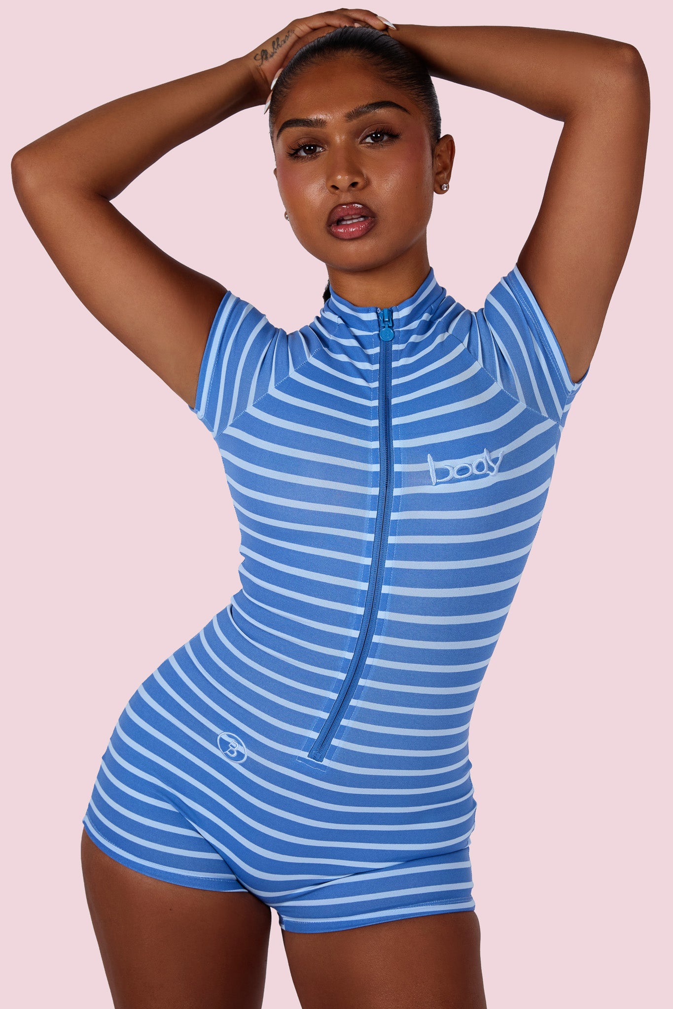 BASICS ROMPER (LIL BABY BLUE)