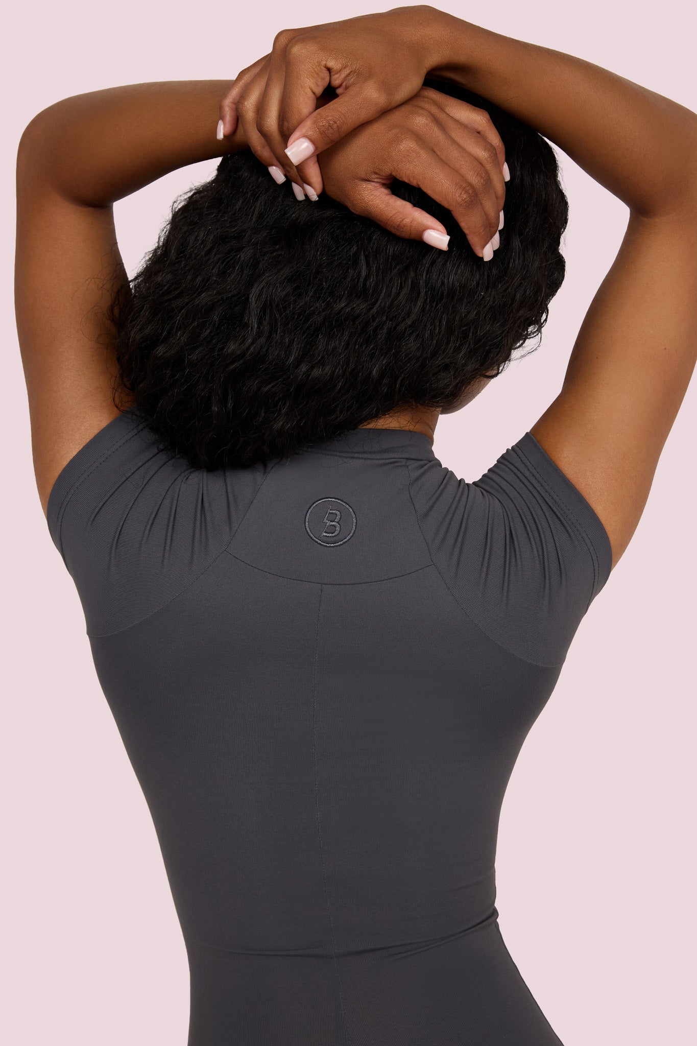 BASICS ROMPER (CHARCOAL)