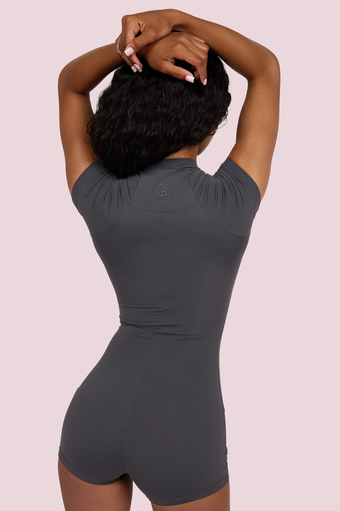 BASICS ROMPER (CHARCOAL)