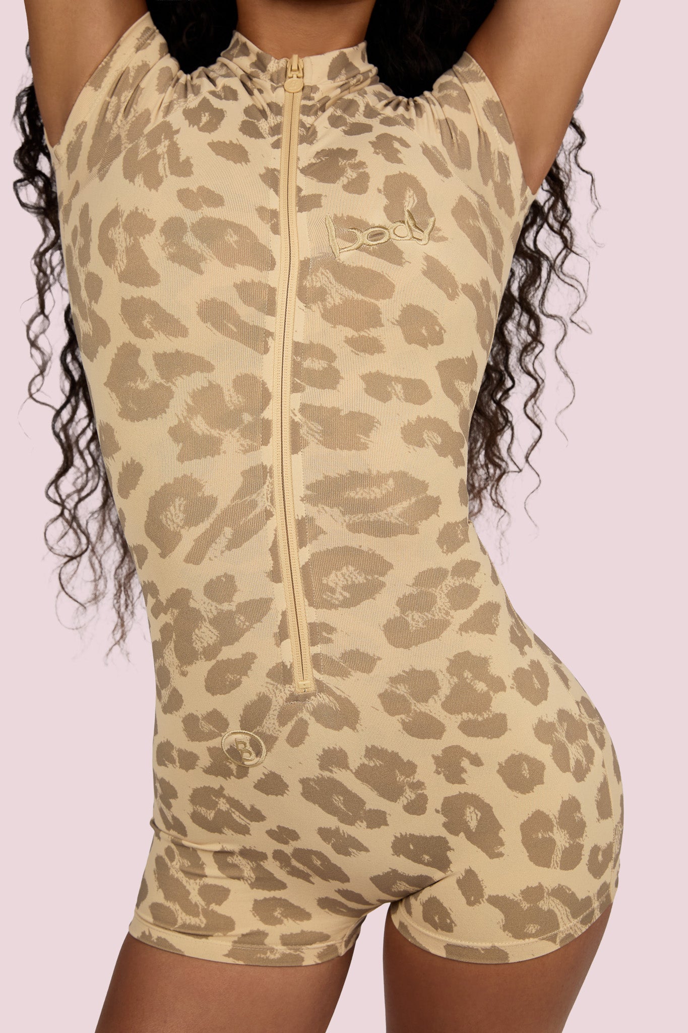 BASICS ROMPER (LEOPARD)