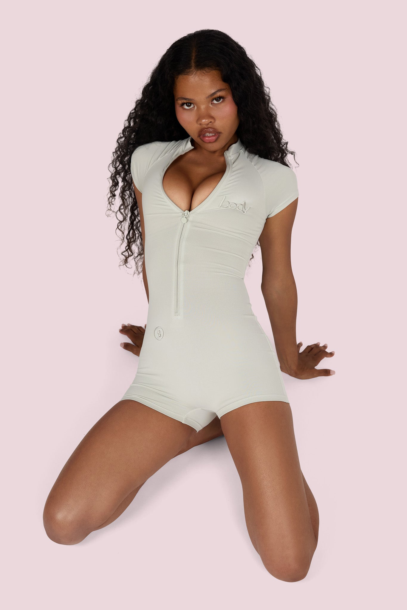 BASICS ROMPER (SLATE)