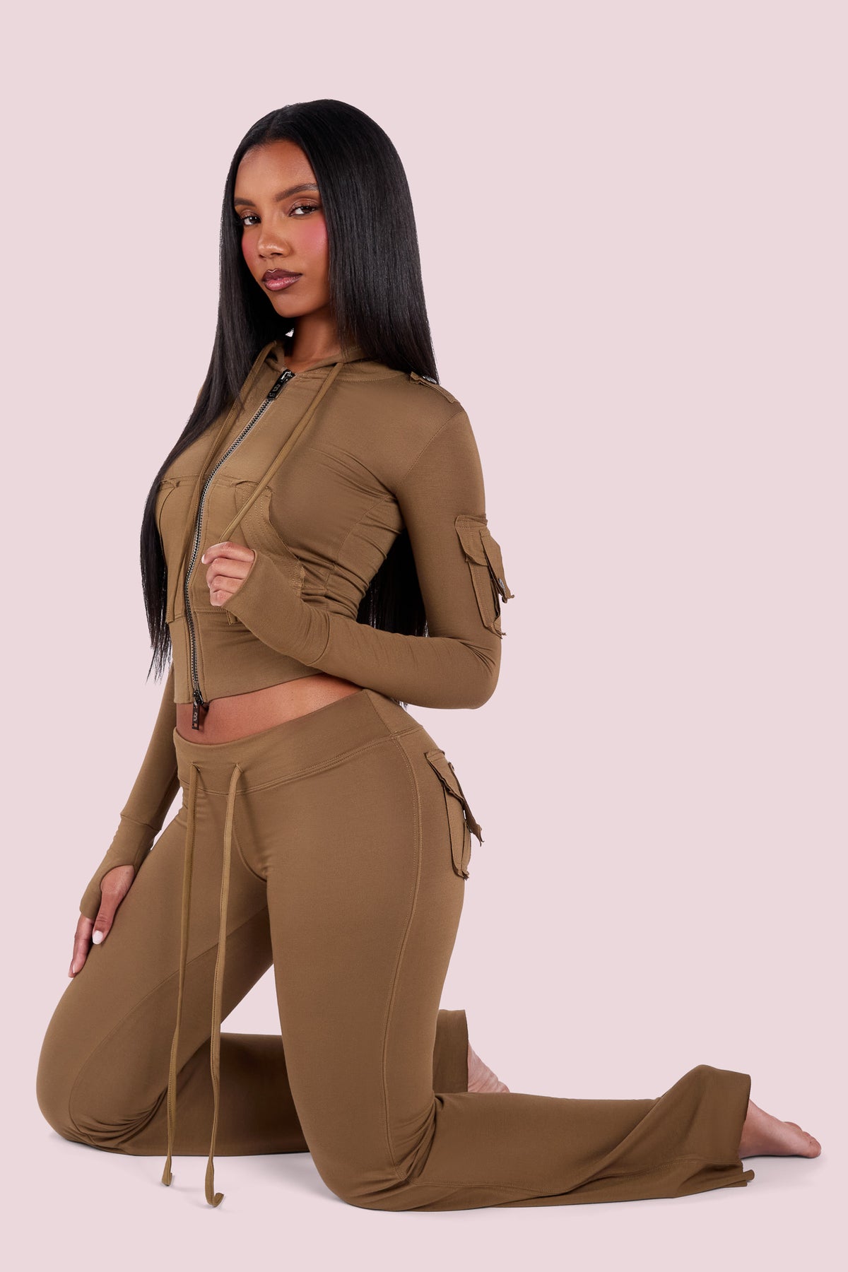 BODY CARGO PANT (TEDDY BROWN)