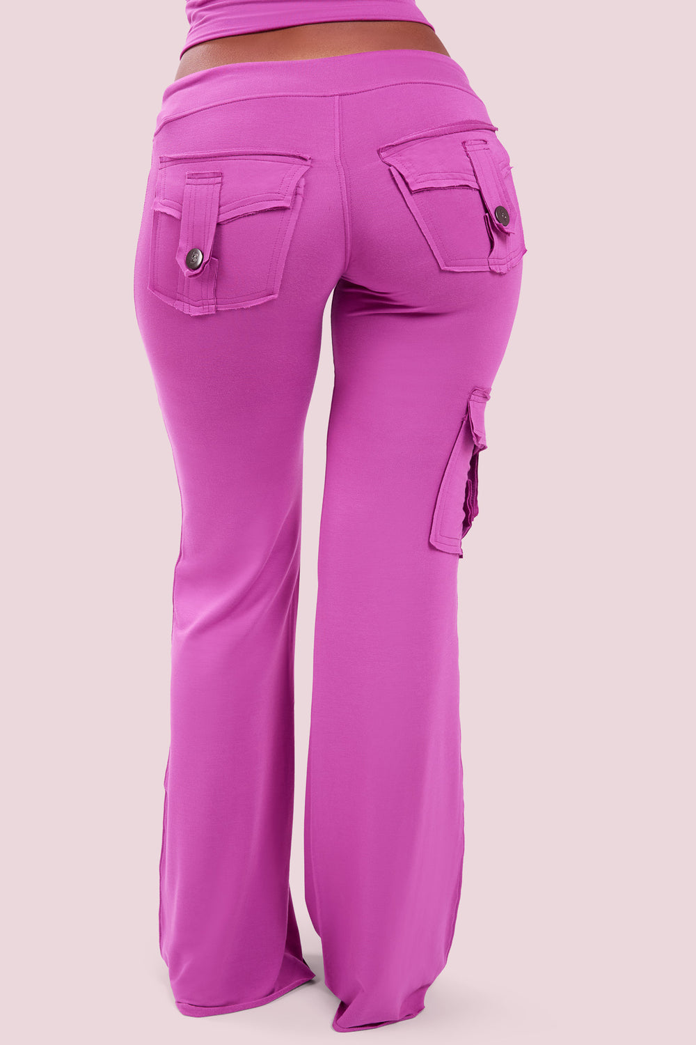 BODY CARGO PANT (MAGENTA)