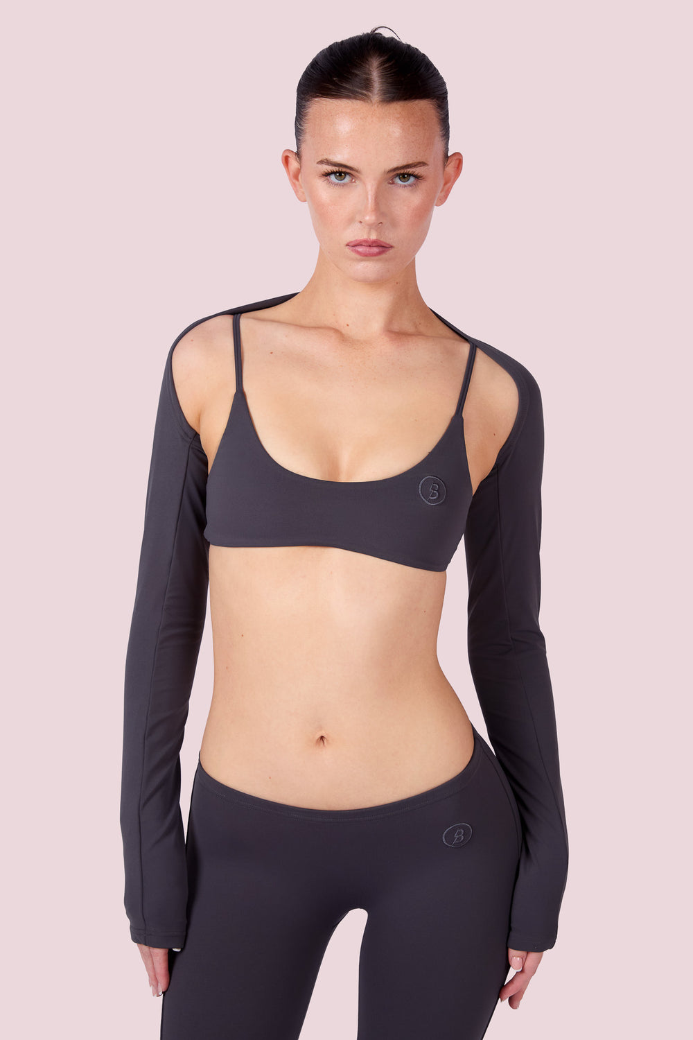 EVERYBODY BASICS BOLERO (CHARCOAL)