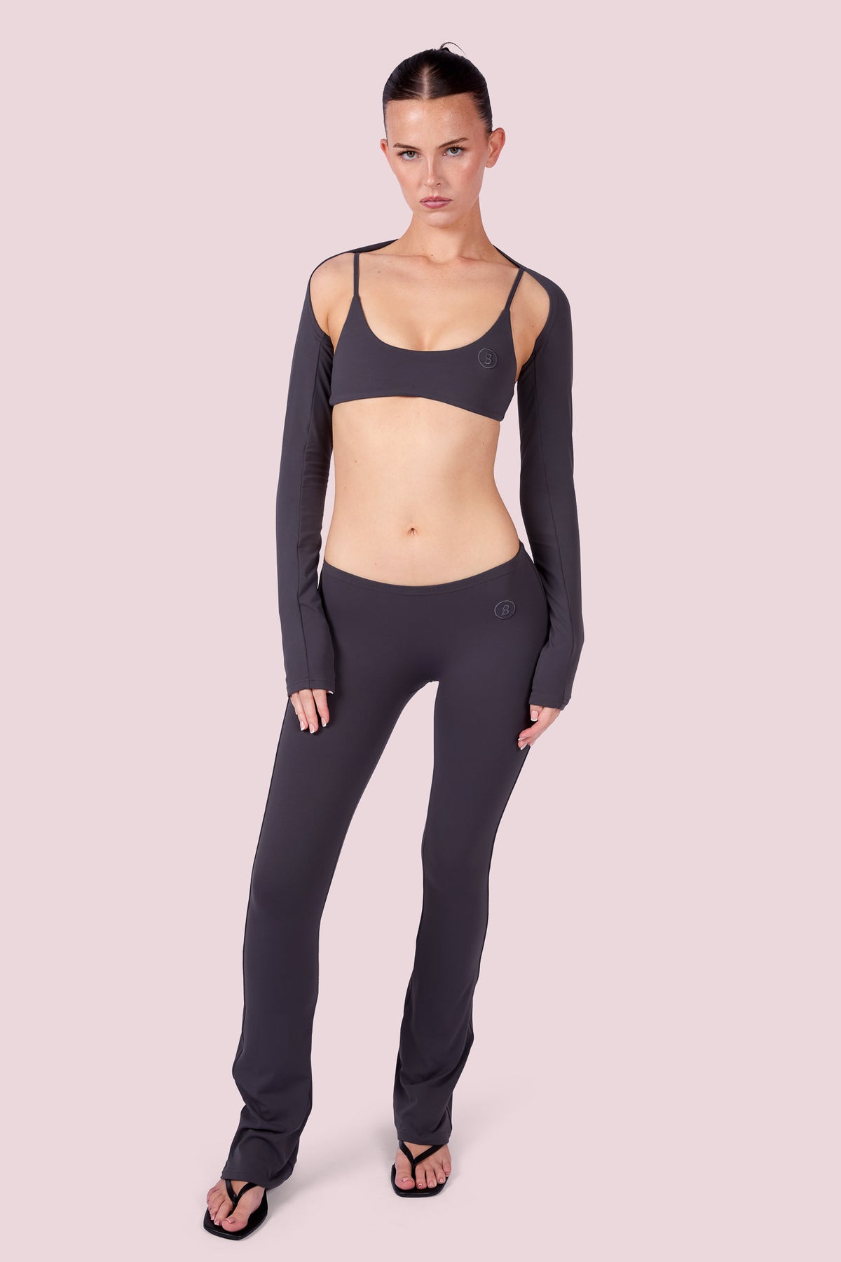 EVERYBODY BASICS BOLERO (CHARCOAL)