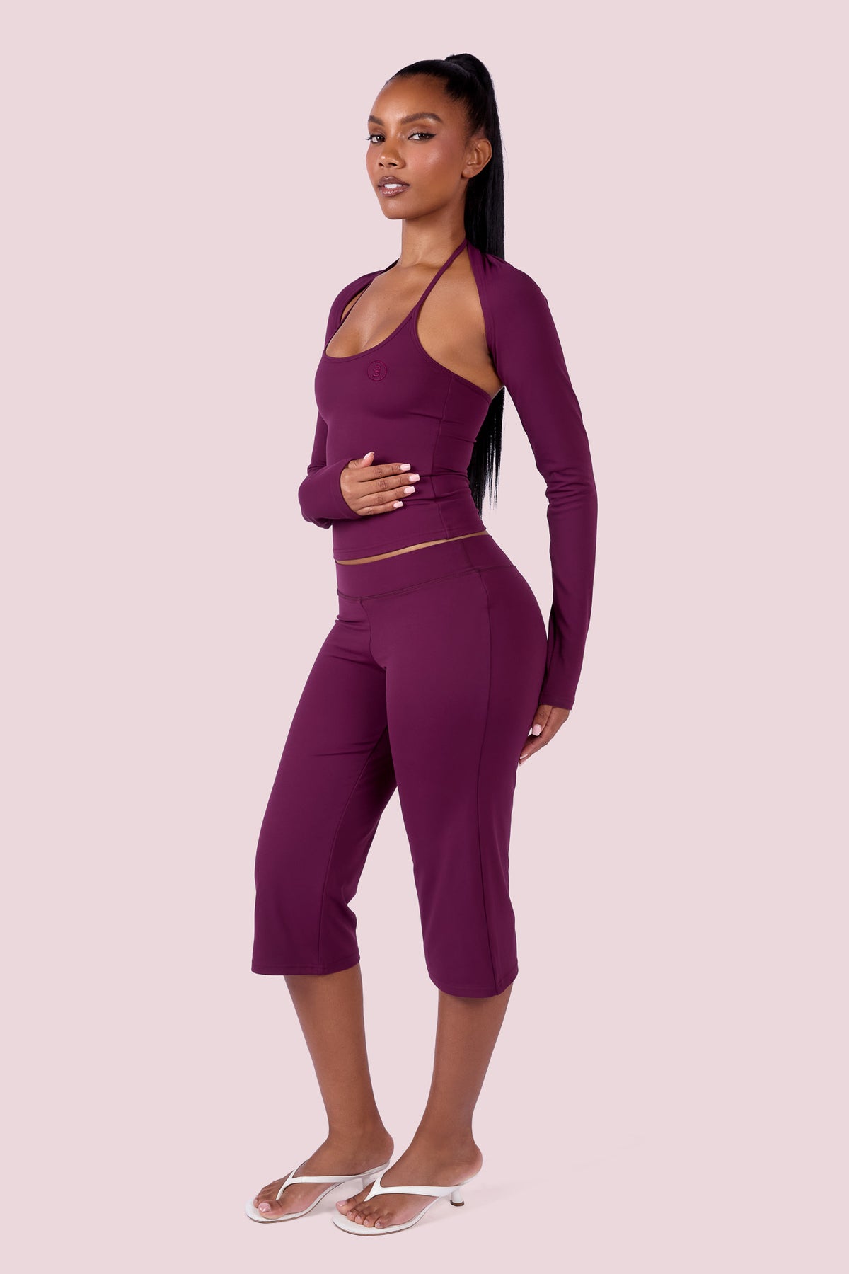 EVERYBODY BASICS BOLERO (GRAPE WINE)