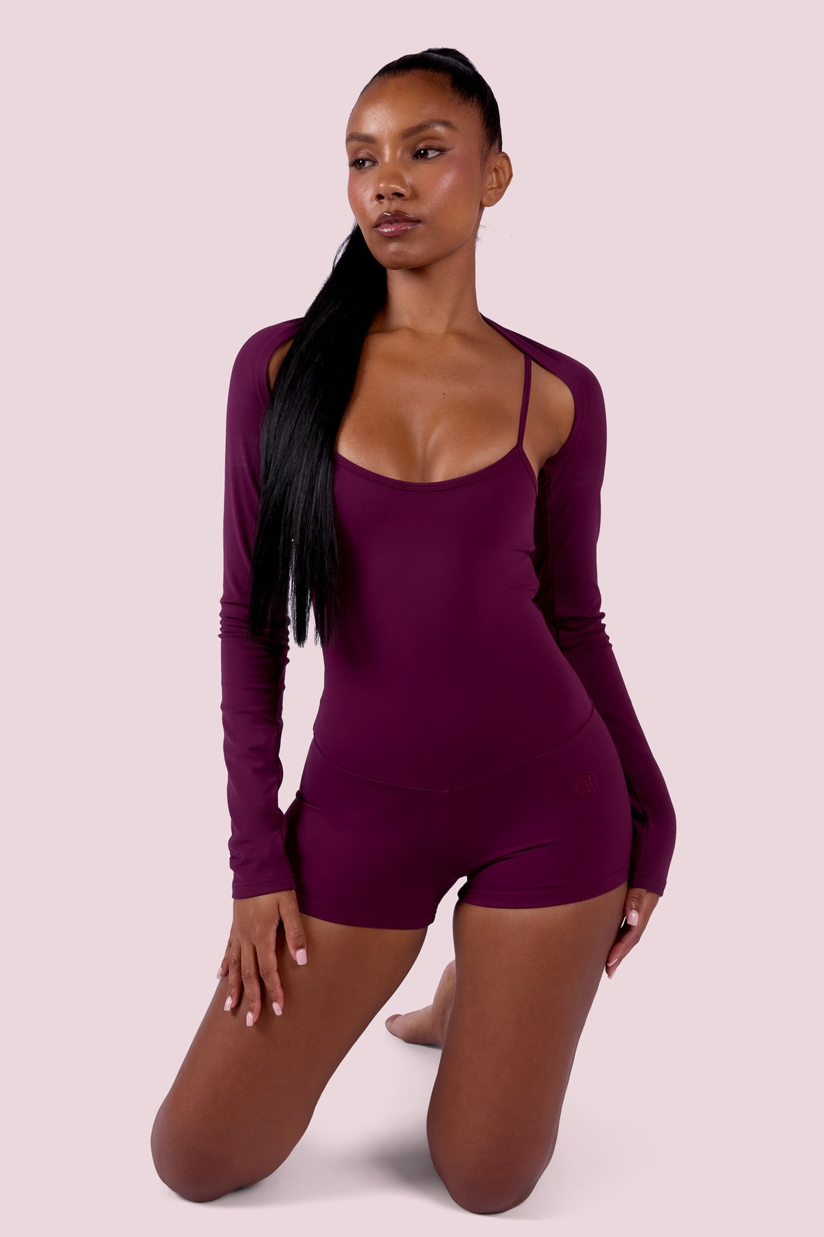 EVERYBODY BASICS BOLERO (GRAPE WINE)