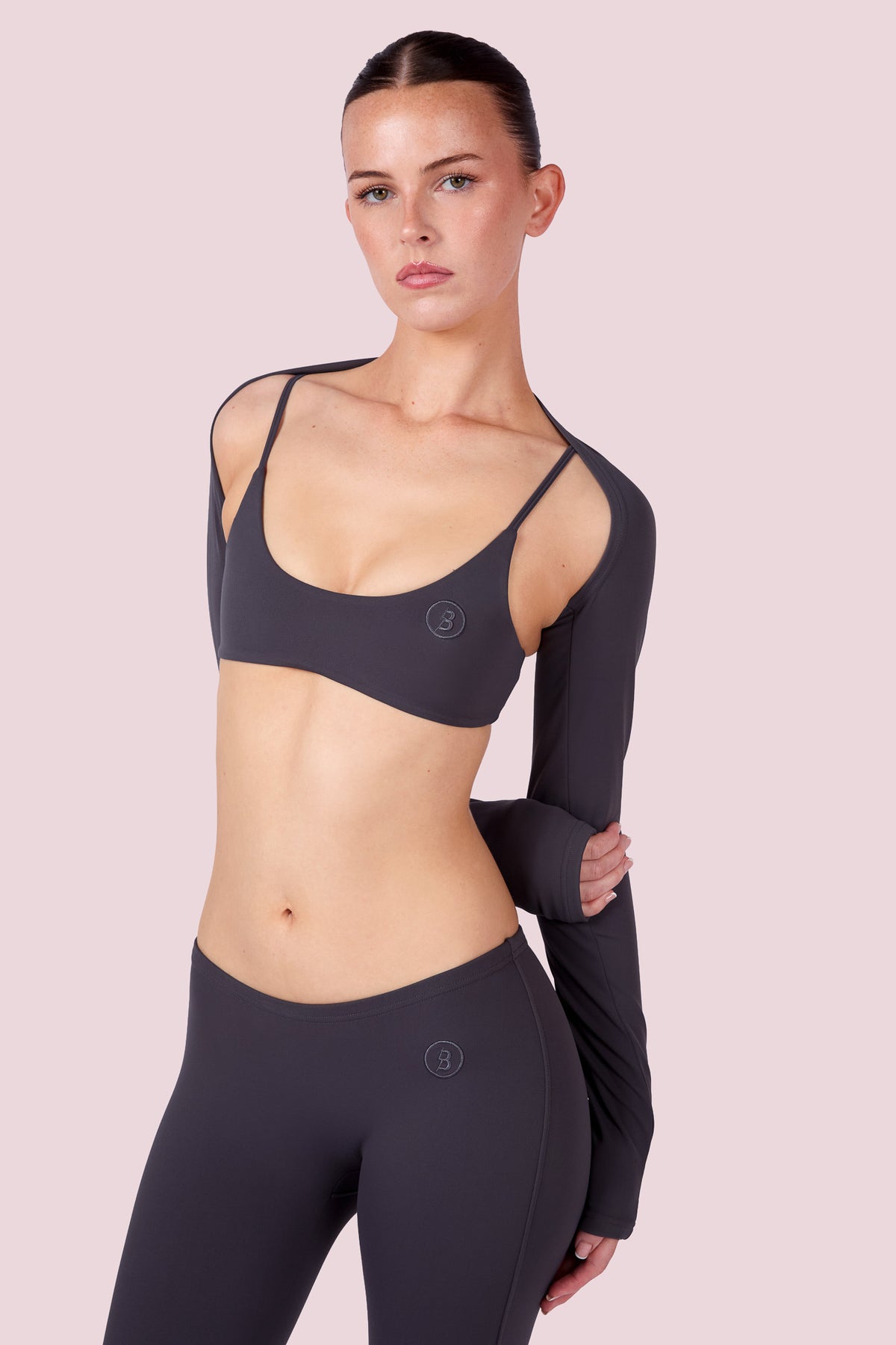 EVERYBODY BASICS BRALETTE (CHARCOAL)