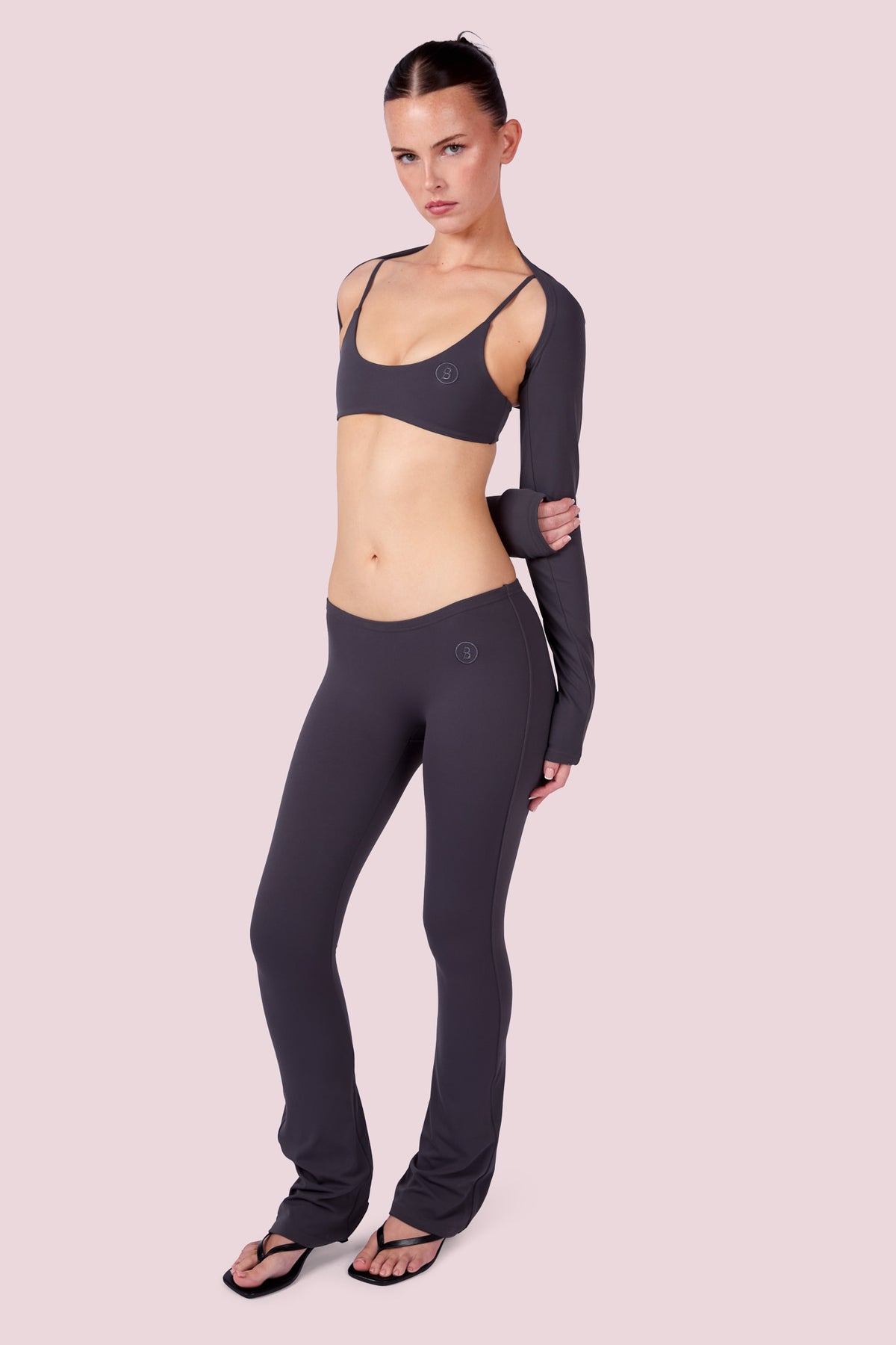 EVERYBODY BASICS BRALETTE (CHARCOAL)