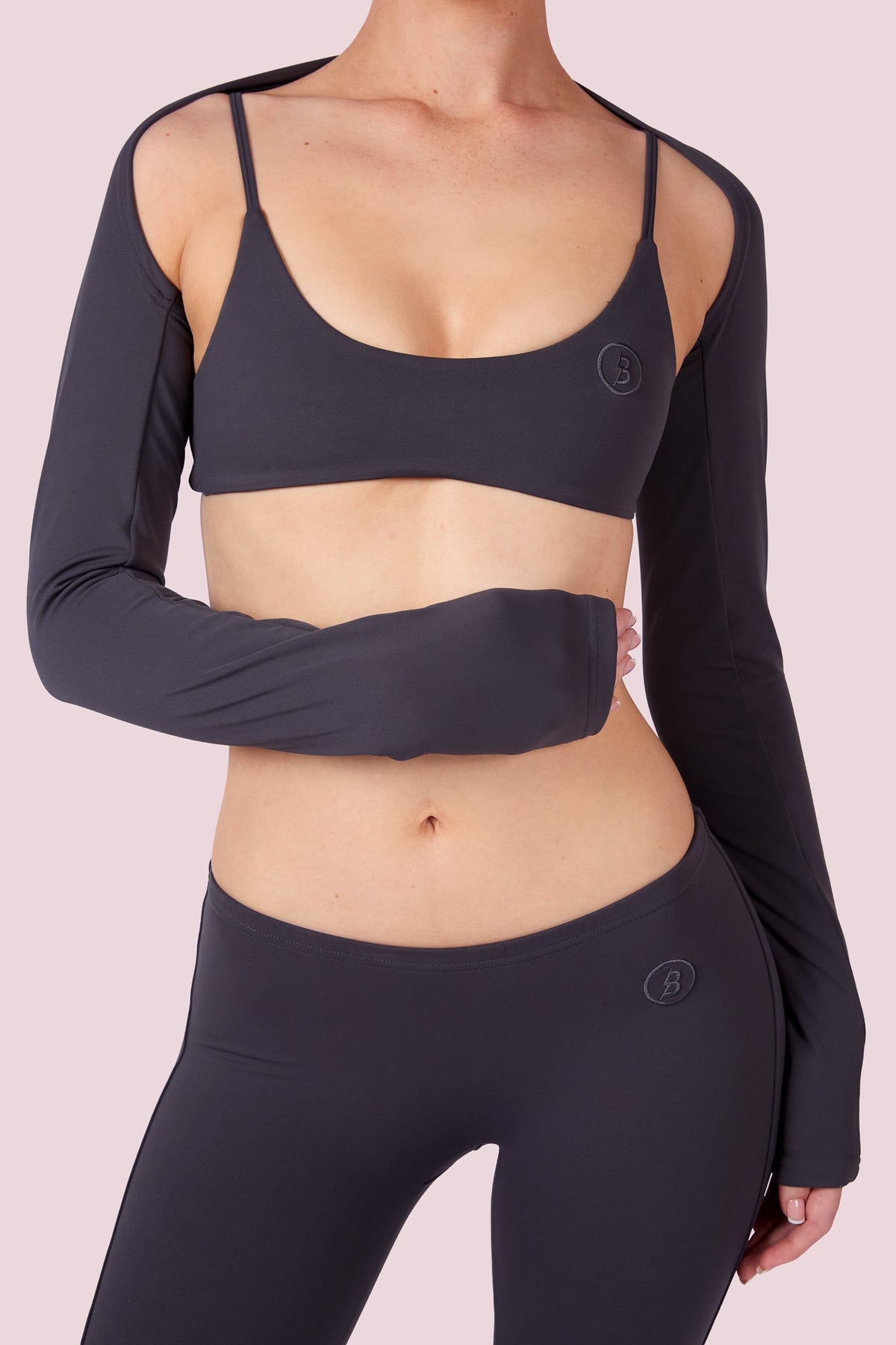 EVERYBODY BASICS BRALETTE (CHARCOAL)