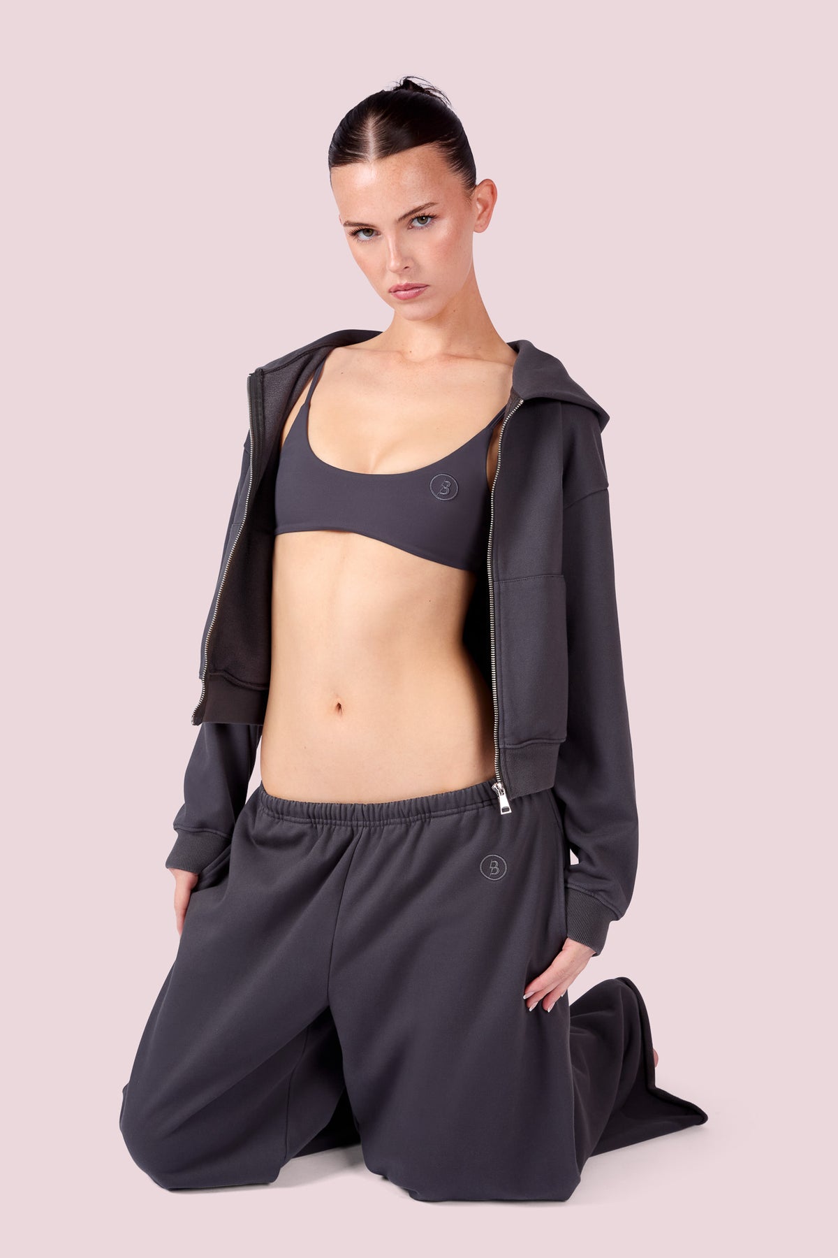 EVERYBODY BASICS BRALETTE (CHARCOAL)