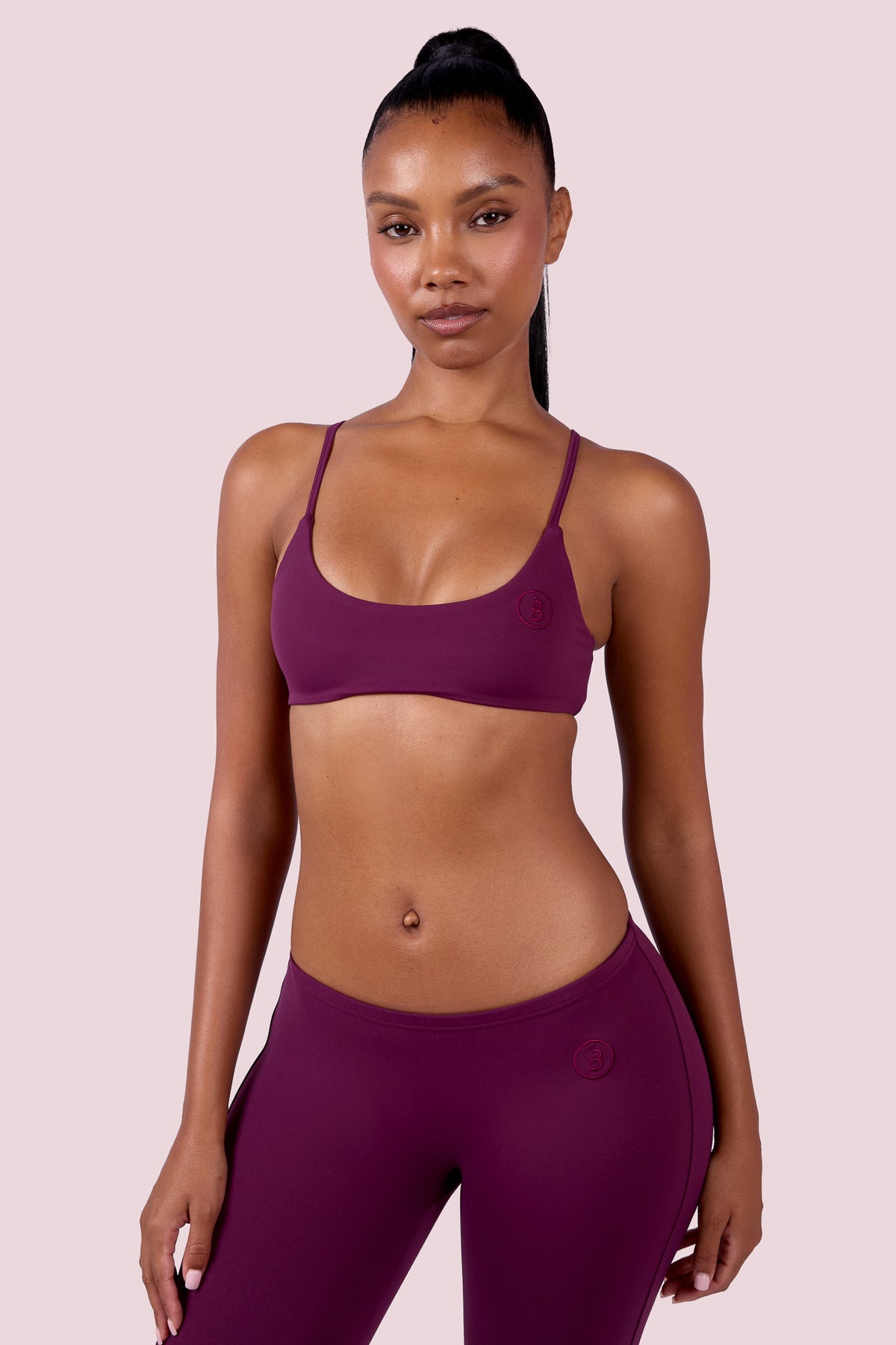 EVERYBODY BASICS BRALETTE (GRAPE WINE)