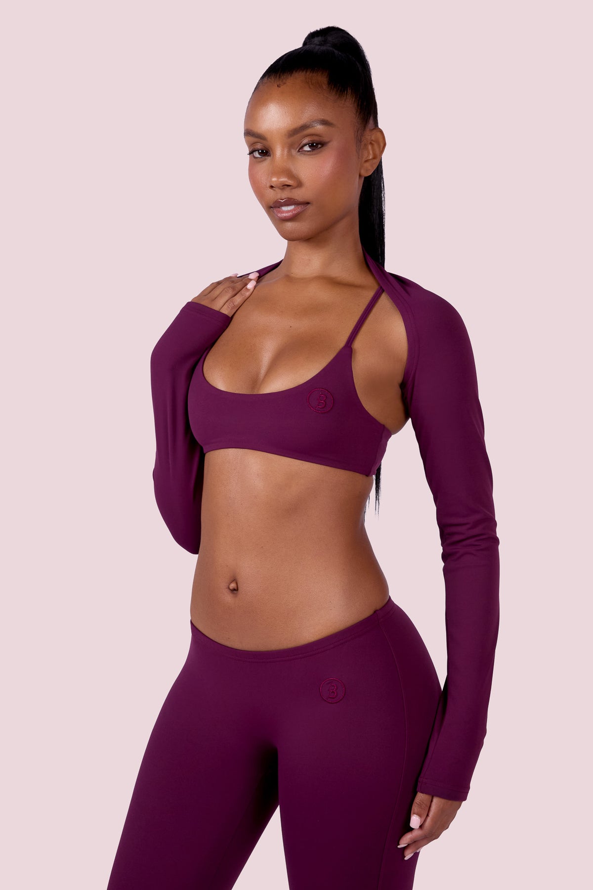EVERYBODY BASICS BRALETTE (GRAPE WINE)