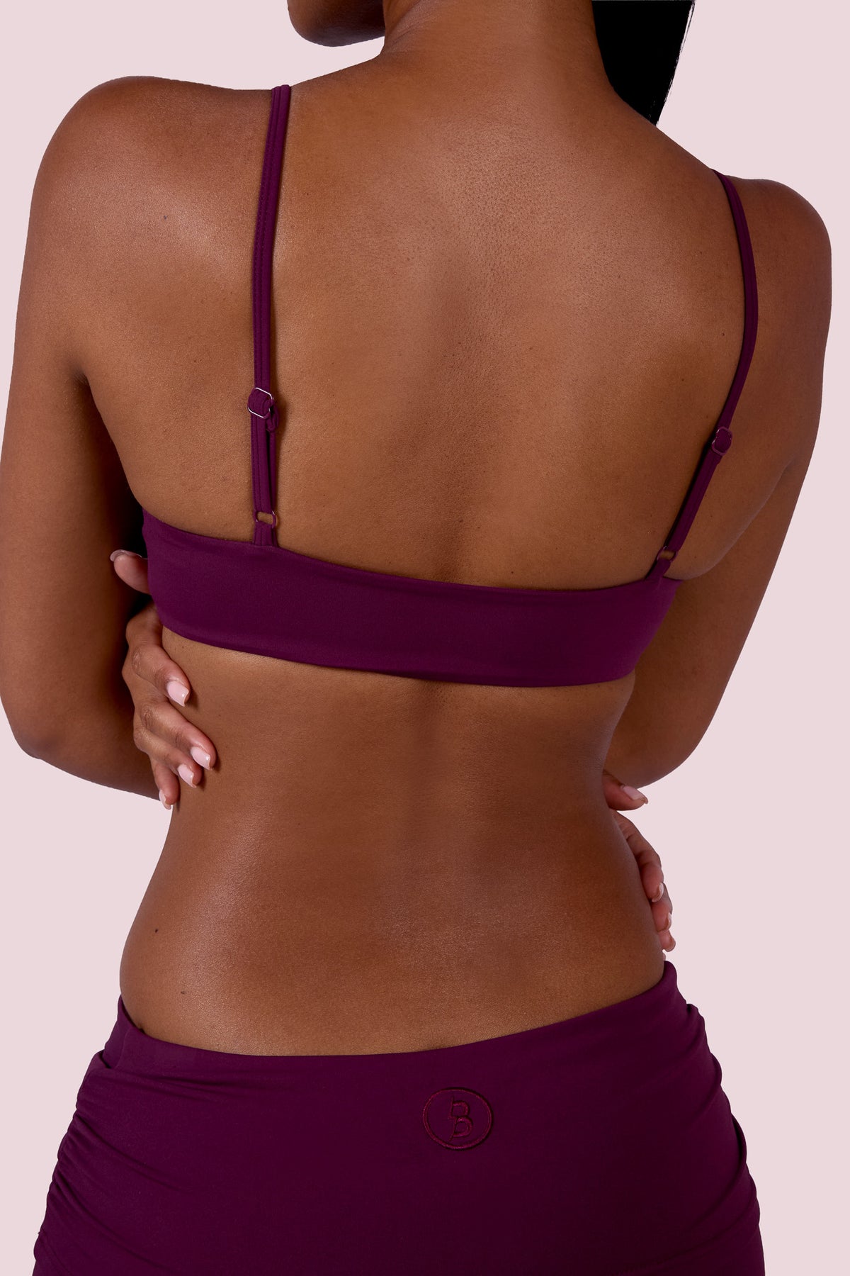 EVERYBODY BASICS BRALETTE (GRAPE WINE)