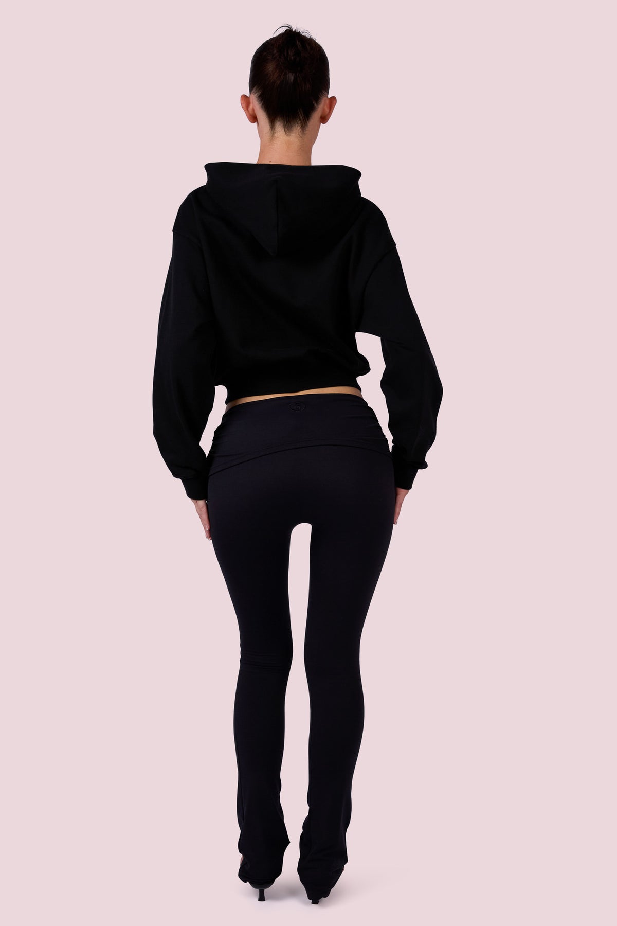EVERYBODY BASICS FOLDOVER LEGGINGS (BLACK)