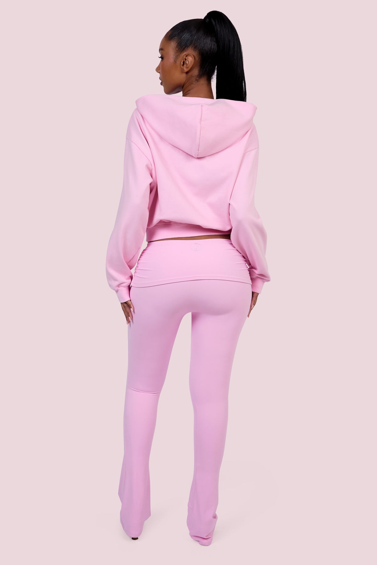 EVERYBODY BASICS FOLDOVER LEGGINGS (LIGHT PINK)