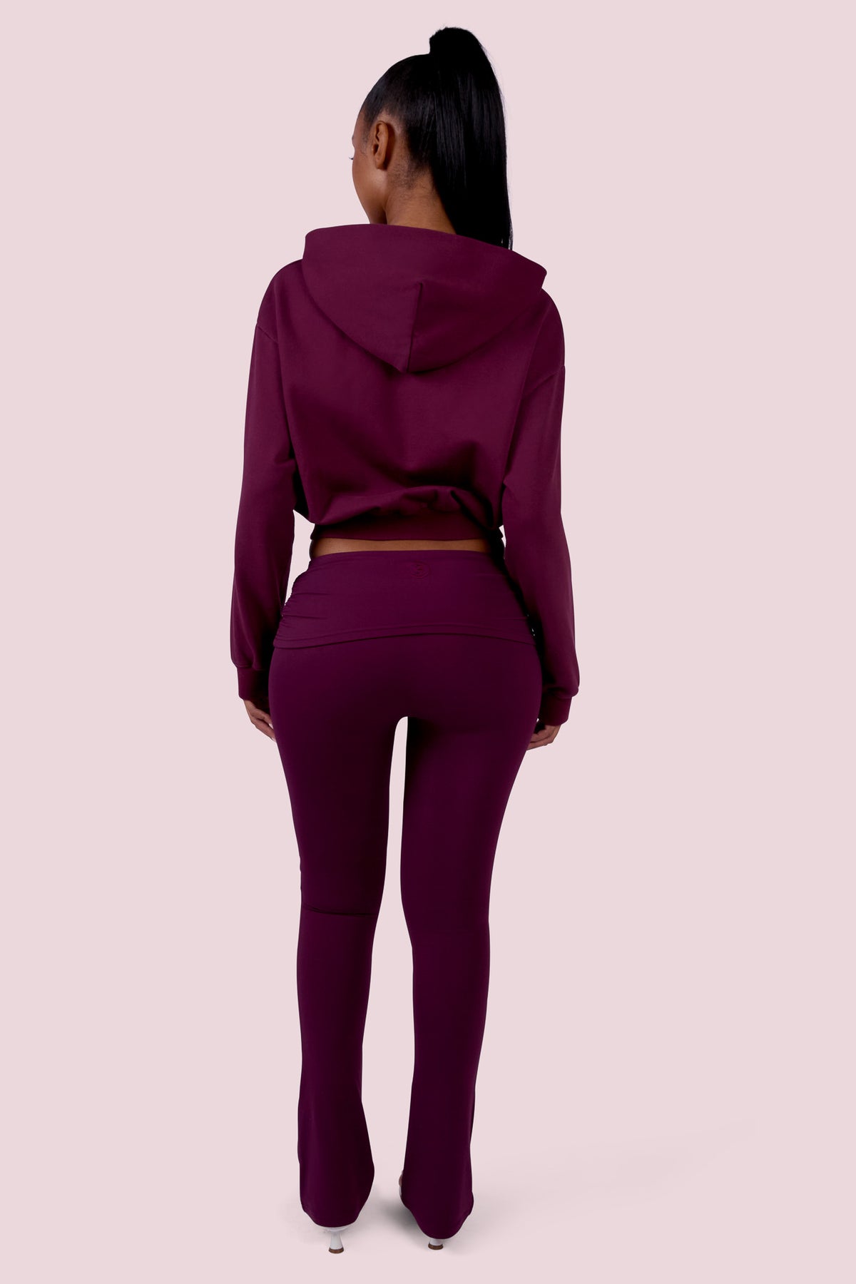 EVERYBODY BASICS FOLDOVER LEGGINGS (GRAPE WINE)