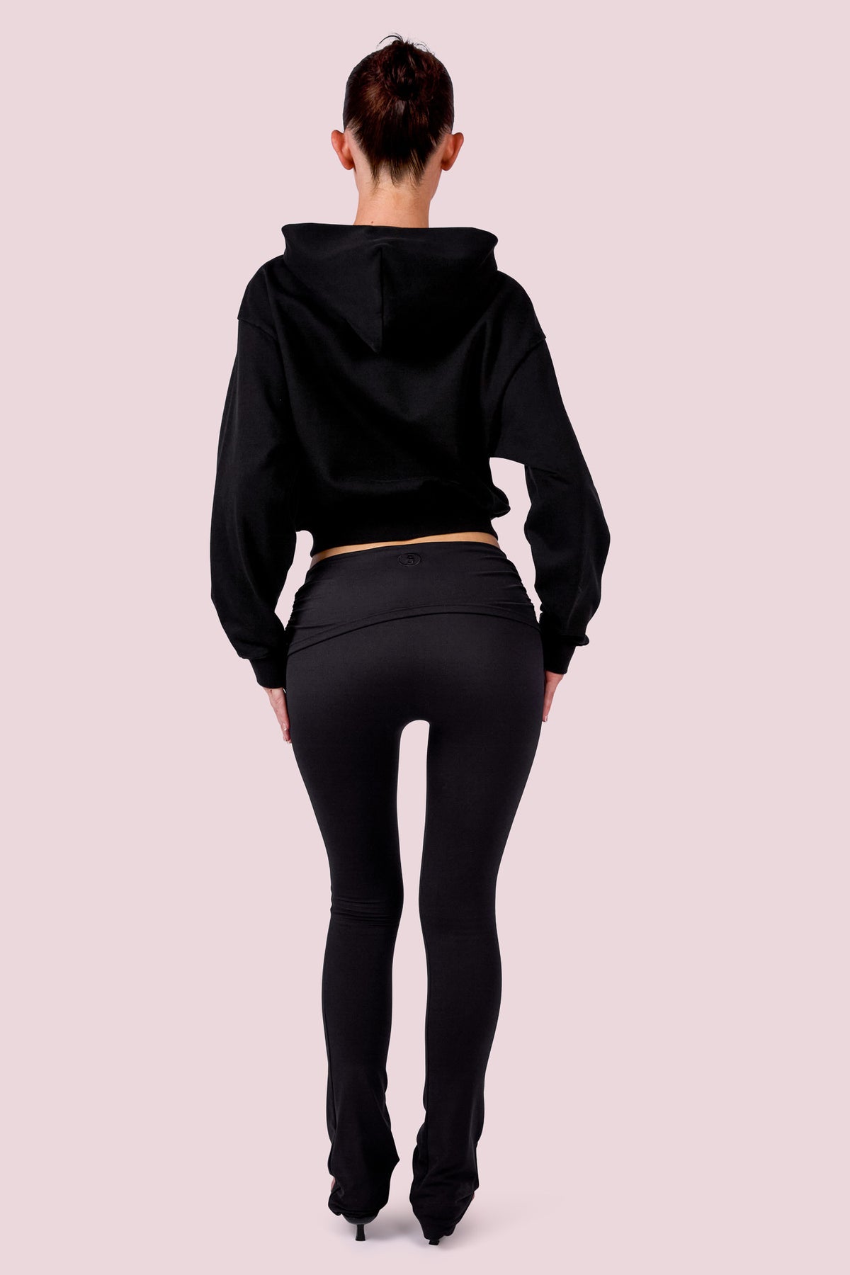 EVERYBODY BASICS ZIP UP SWEATSUIT HOODIE (BLACK)