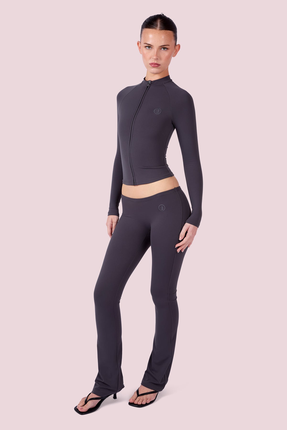 EVERYBODY BASICS LOW WAISTED LEGGINGS (CHARCOAL)