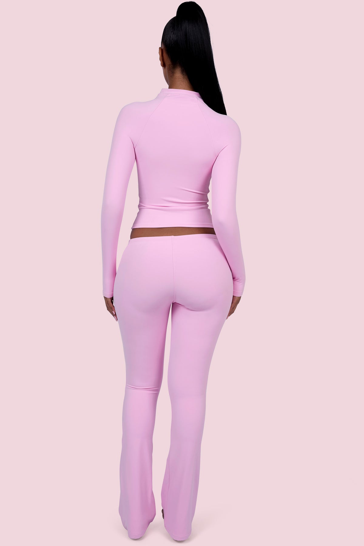 EVERYBODY BASICS LOW WAISTED LEGGINGS (LIGHT PINK)