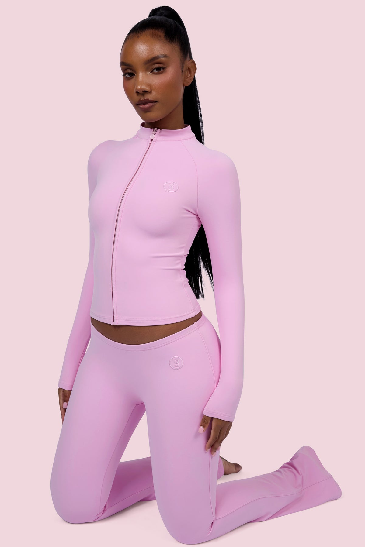 EVERYBODY BASICS LOW WAISTED LEGGINGS (LIGHT PINK)
