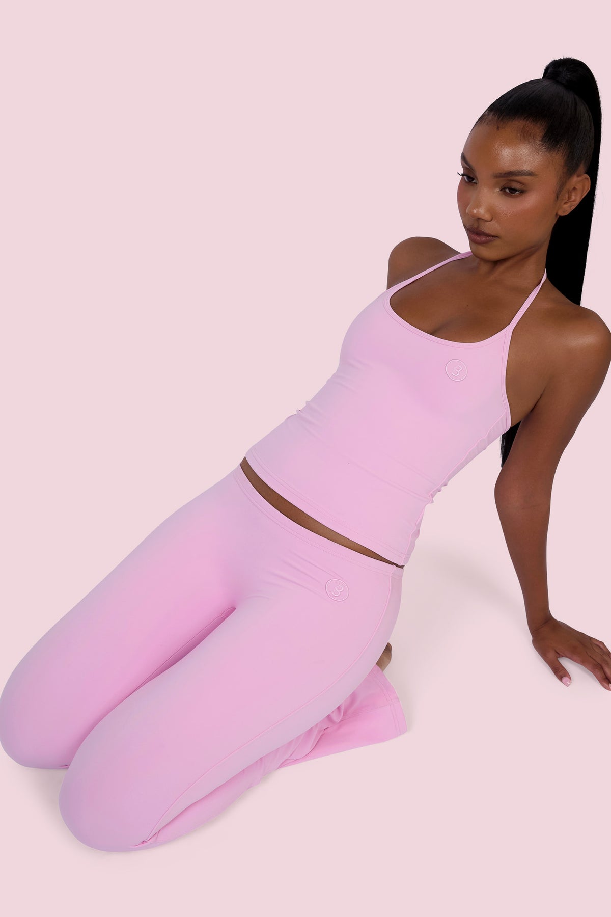 EVERYBODY BASICS LOW WAISTED LEGGINGS (LIGHT PINK)
