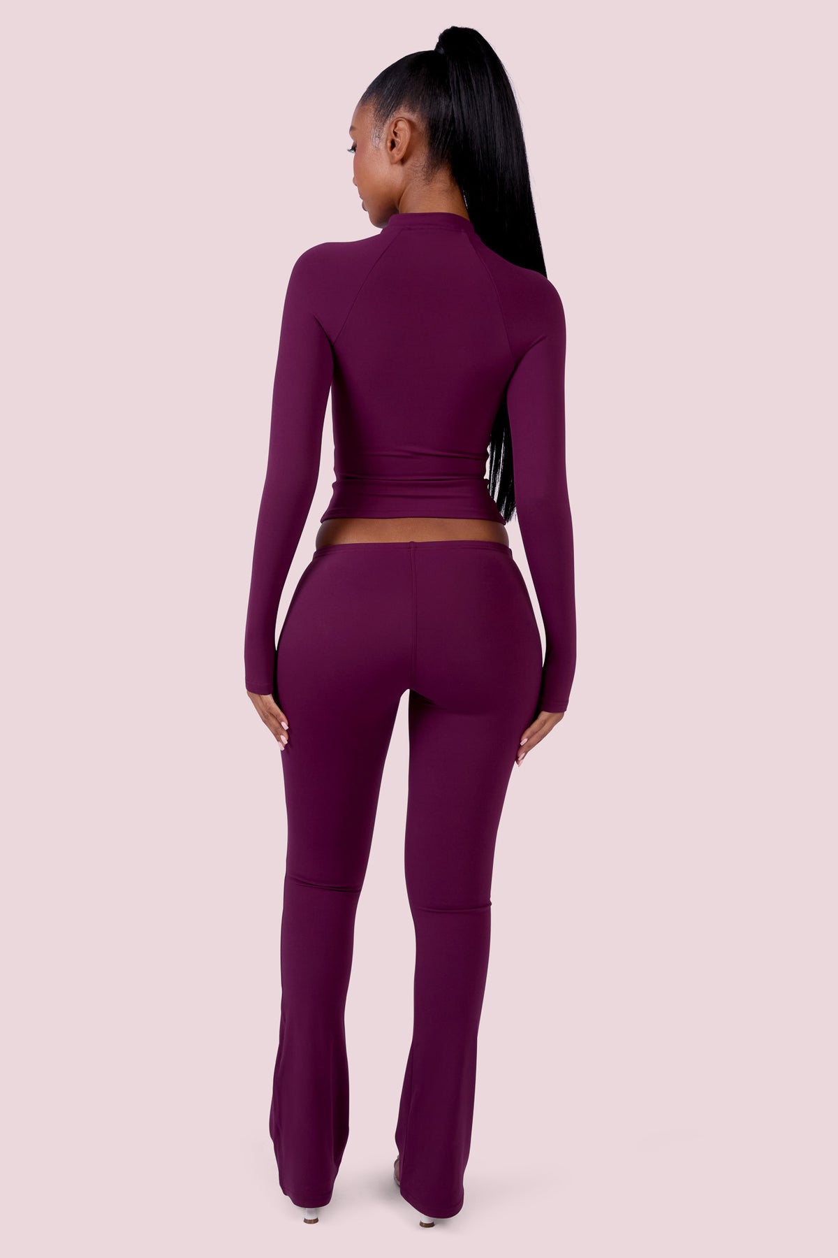 EVERYBODY BASICS LOW WAISTED LEGGINGS (GRAPE WINE)